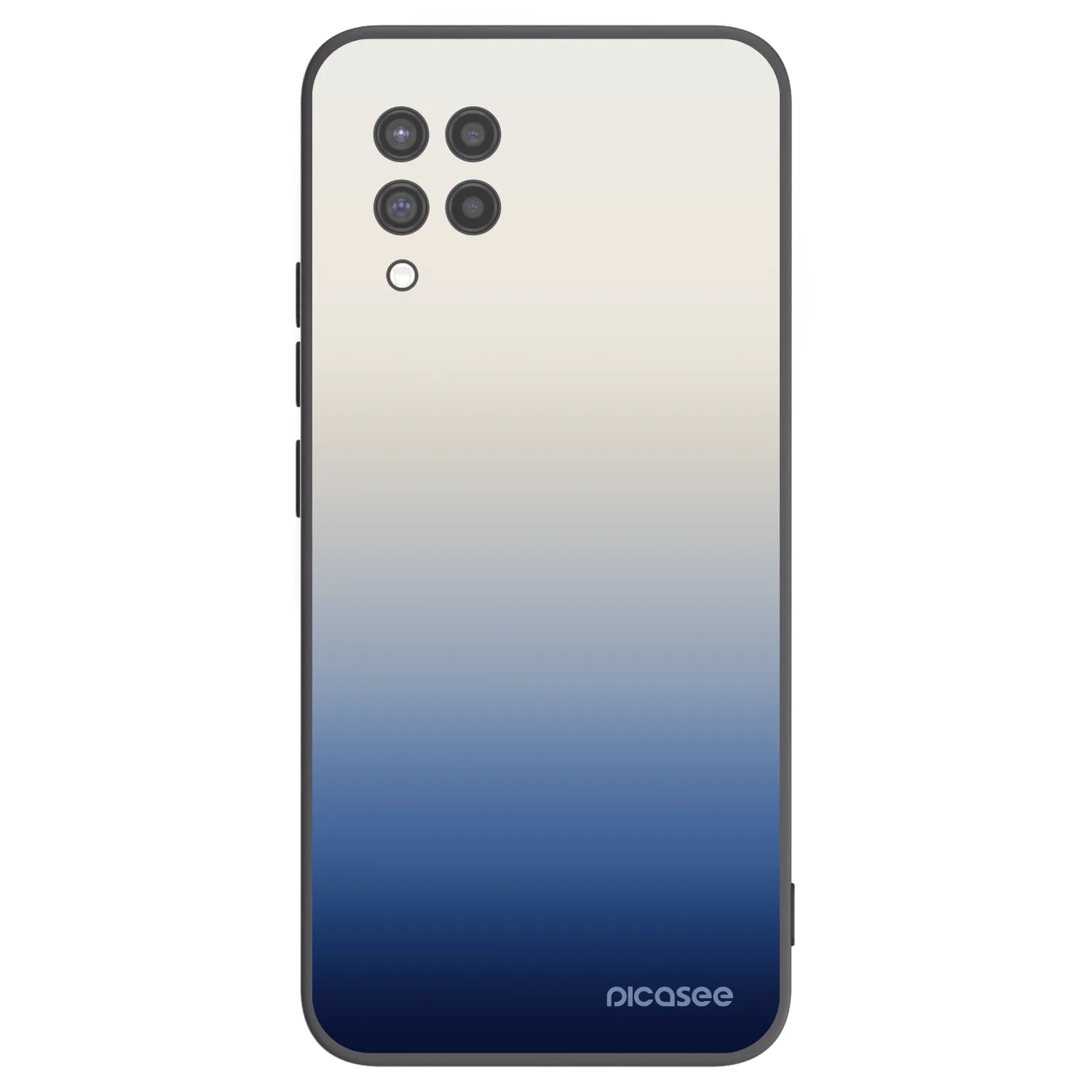 Picasee Samsung Galaxy A42 A426B Hülle - Schwarzes Silikon - Gravity Fade
