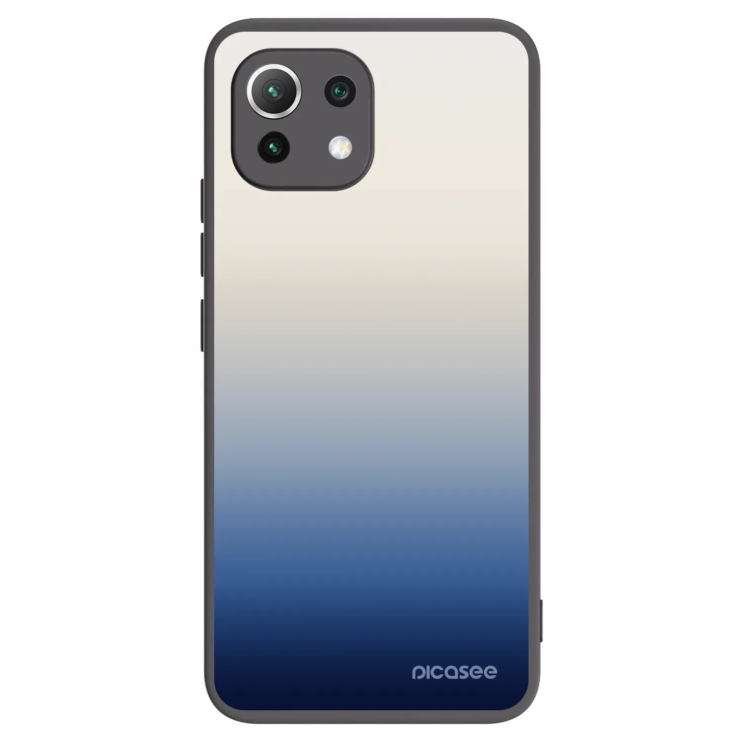 Picasee Xiaomi Mi 11 Lite Hülle - Schwarzes Silikon - Gravity Fade