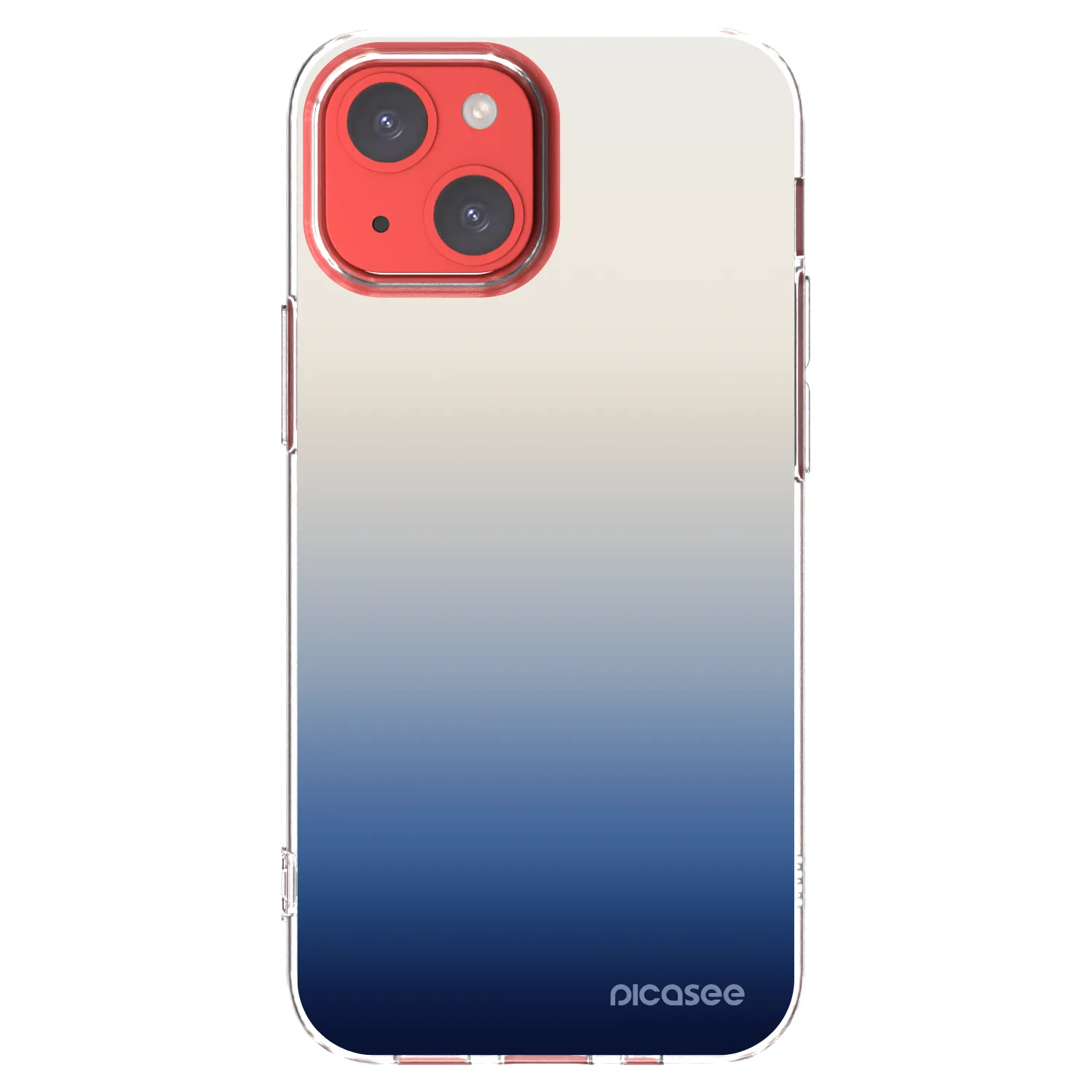 Picasee Apple iPhone 13 mini Hülle - Transparentes Silikon - Gravity Fade