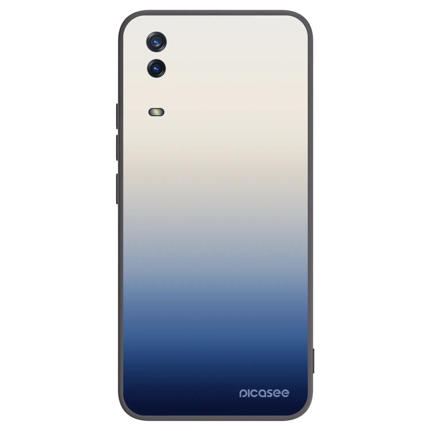Picasee Vivo Y11s Hülle - Schwarzes Silikon - Gravity Fade