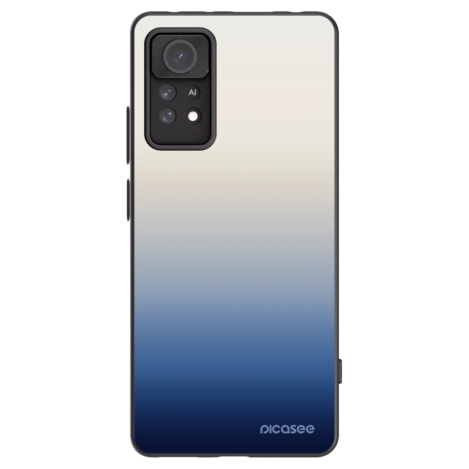 Picasee Xiaomi Redmi Note 11 Pro 5G Hülle - Schwarzes Silikon - Gravity Fade