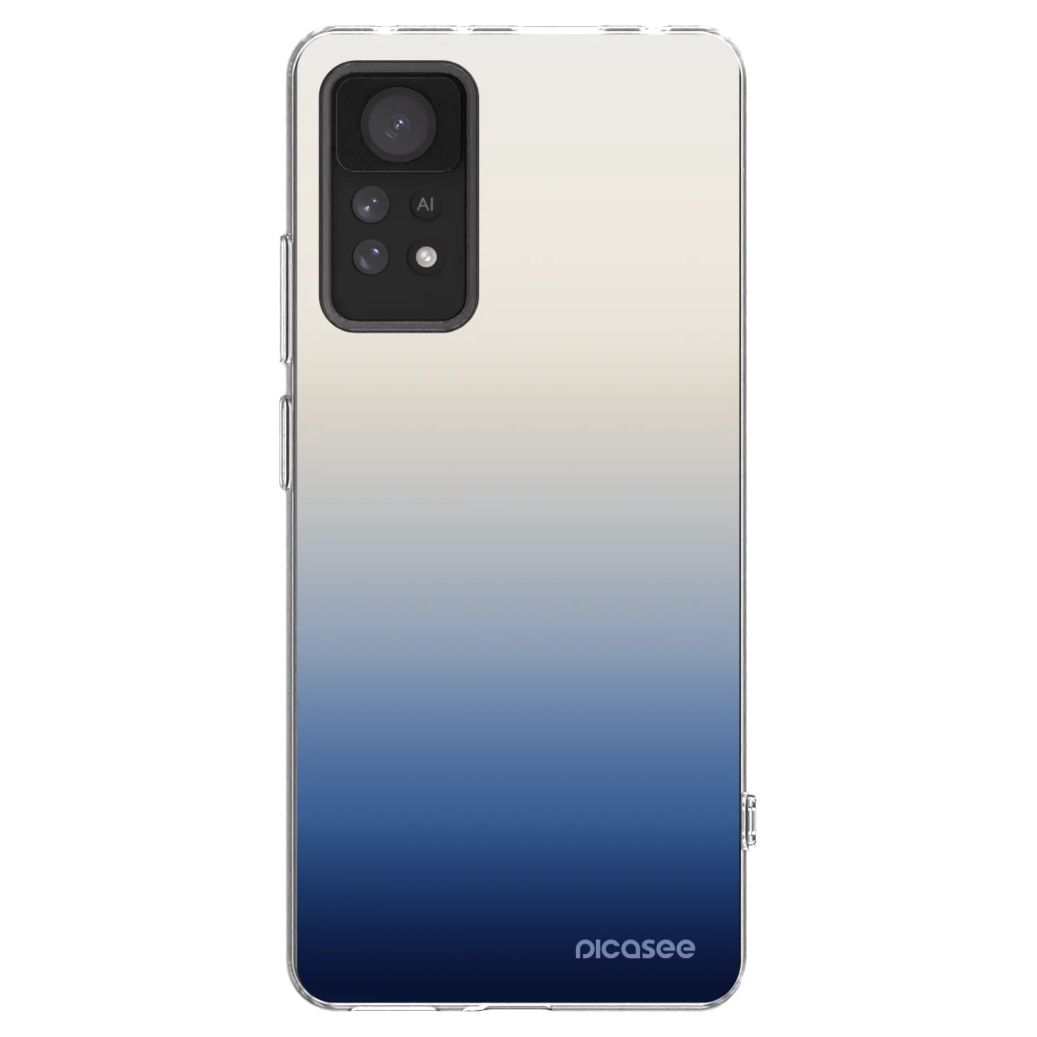Picasee Xiaomi Redmi Note 11 Pro 5G Hülle - Transparentes Silikon - Gravity Fade