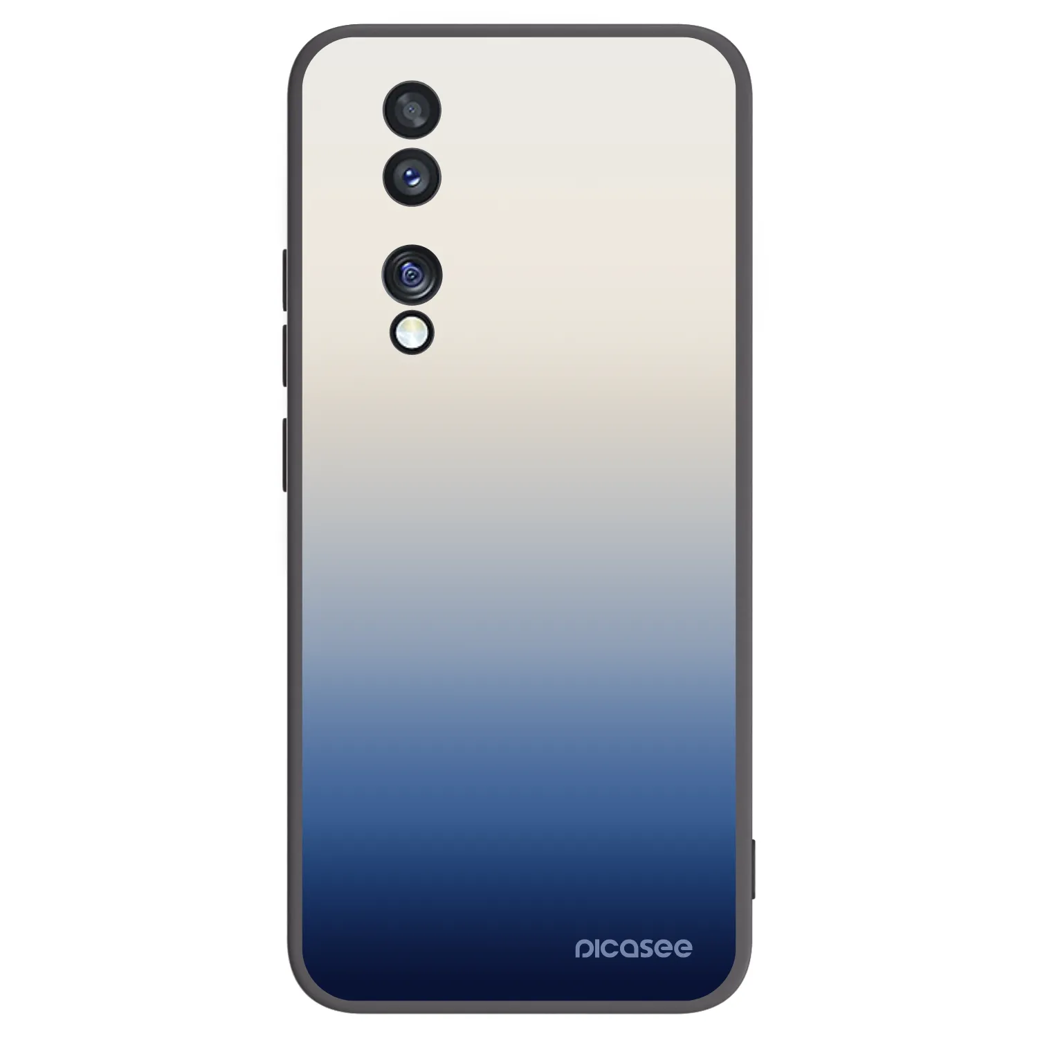 Picasee Honor 70 Hülle - Schwarzes Silikon - Gravity Fade