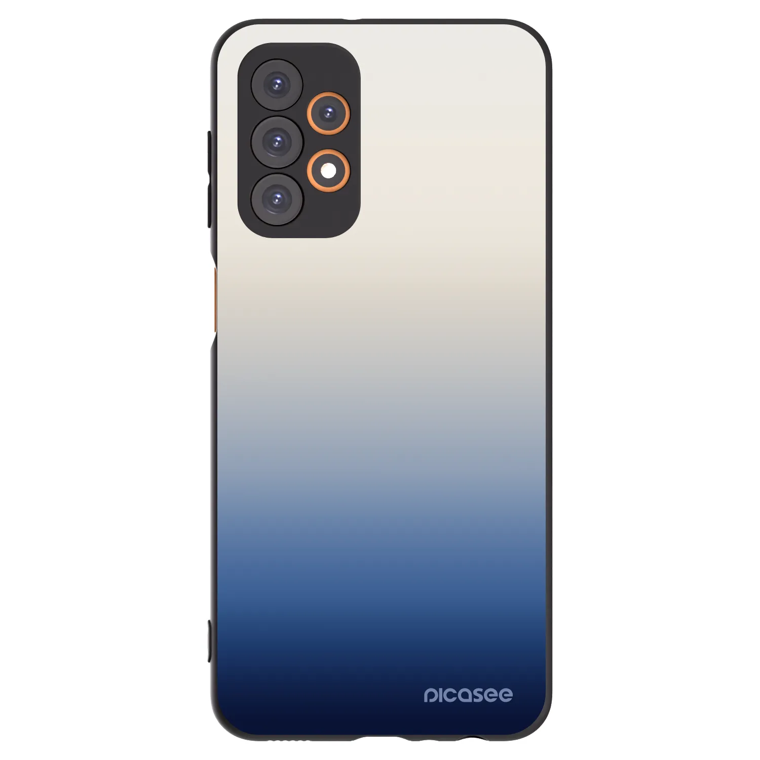 Picasee Samsung Galaxy A23 A236B 5G Hülle - Schwarzes Silikon - Gravity Fade