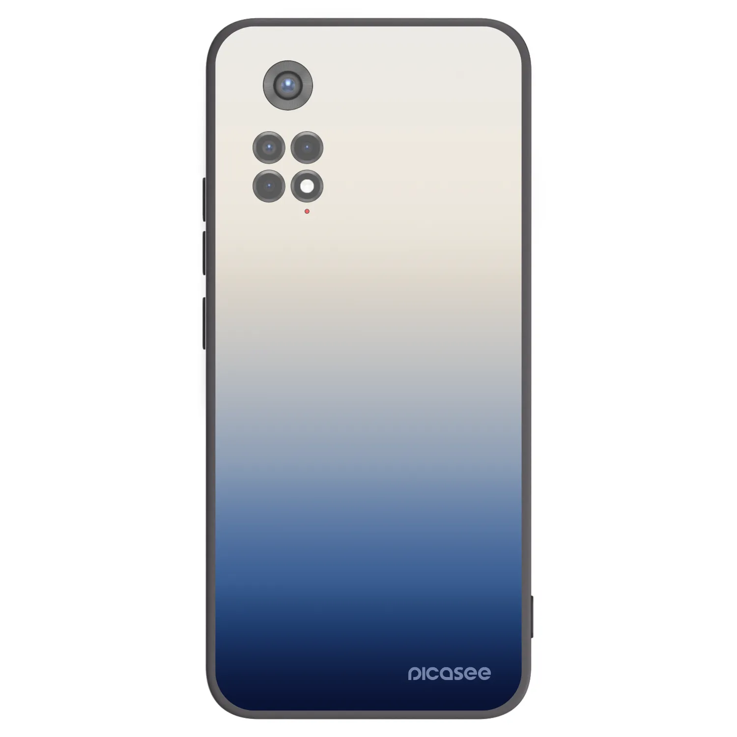 Picasee Xiaomi Redmi Note 11S 5G Hülle - Schwarzes Silikon - Gravity Fade