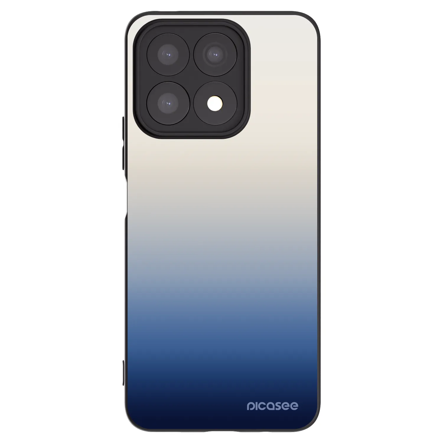 Picasee Honor X8a Hülle - Schwarzes Silikon - Gravity Fade