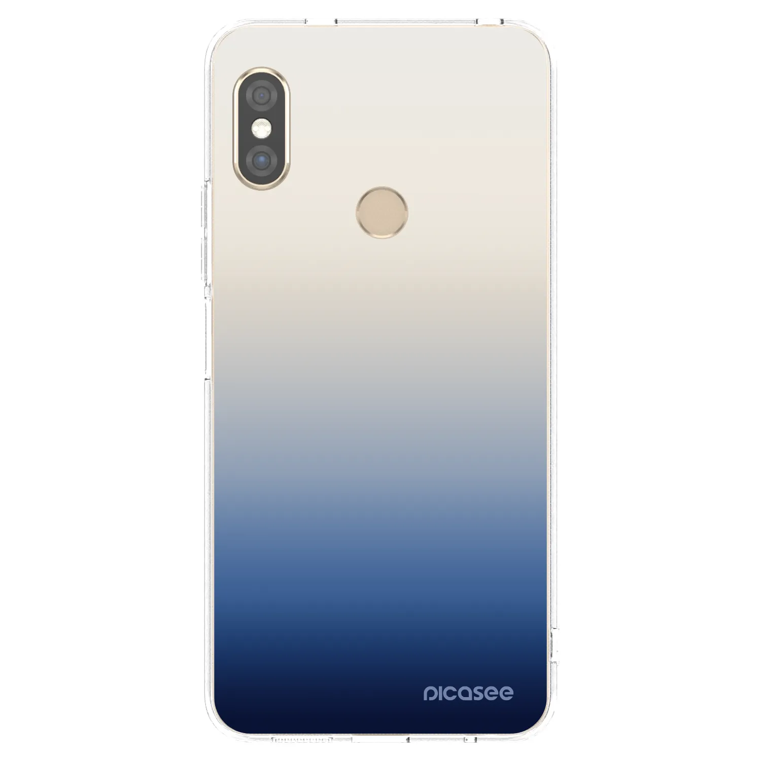 Picasee Xiaomi Redmi Note 5 Global Hülle - Transparentes Silikon - Gravity Fade