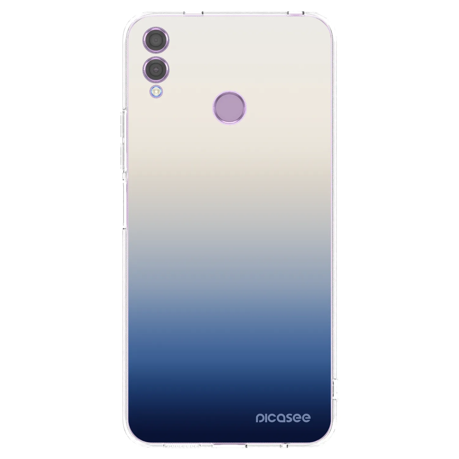 Picasee Honor 8X Hülle - Transparentes Silikon - Gravity Fade
