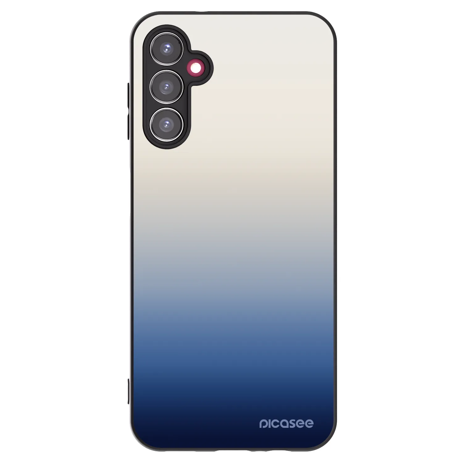 Picasee Samsung Galaxy A14 4G A145R Hülle - Schwarzes Silikon - Gravity Fade