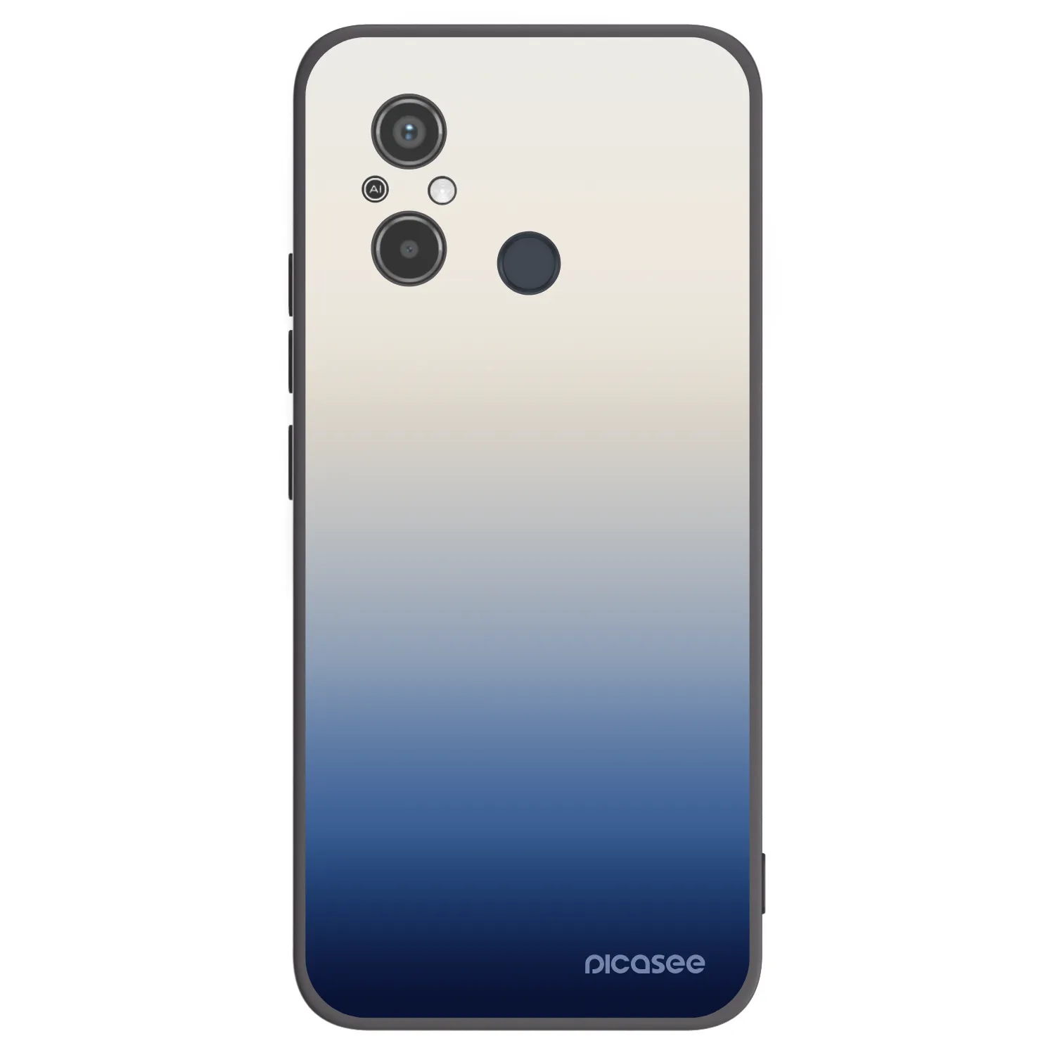 Picasee Xiaomi Redmi 12C Hülle - Schwarzes Silikon - Gravity Fade