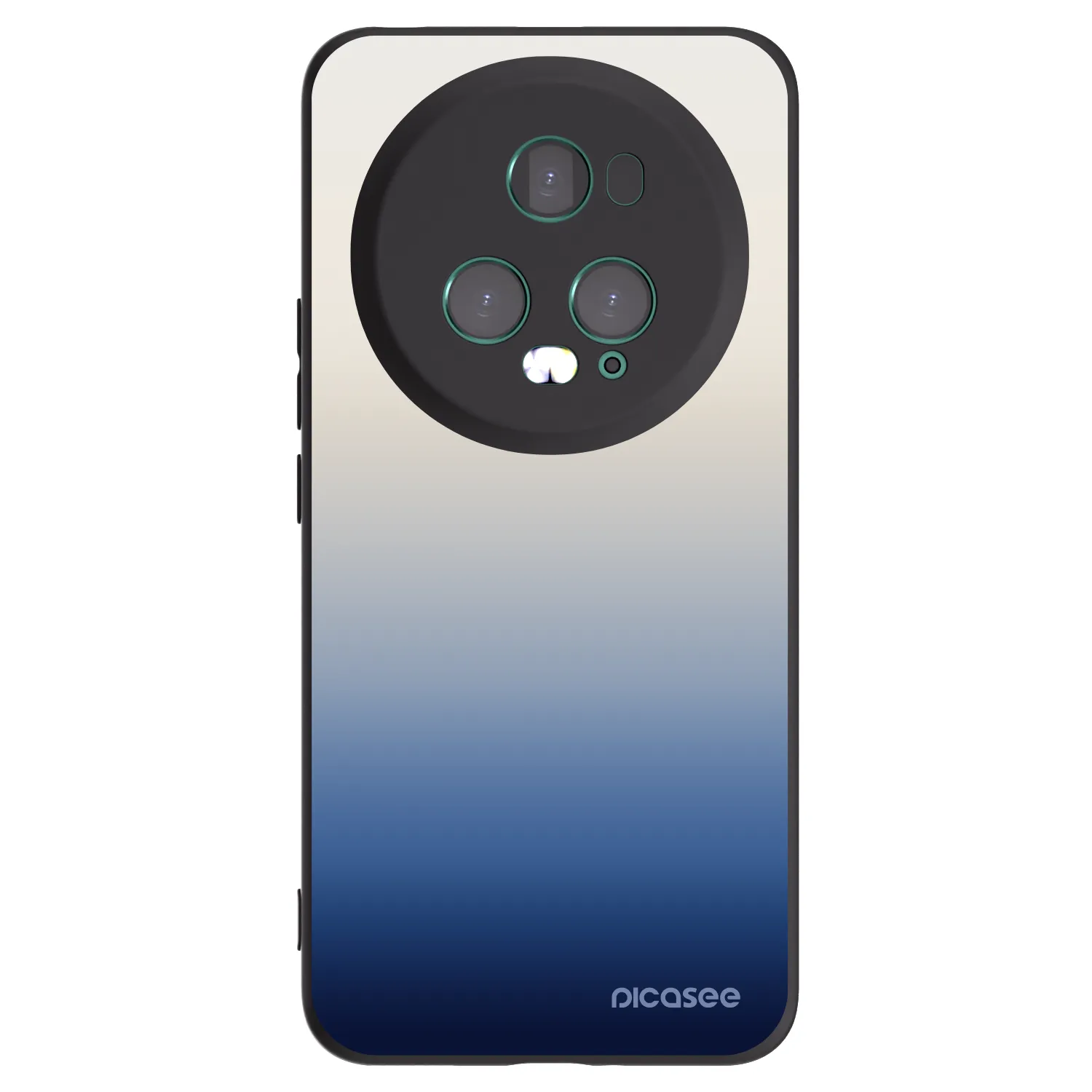 Picasee Honor Magic5 Pro Hülle - Schwarzes Silikon - Gravity Fade