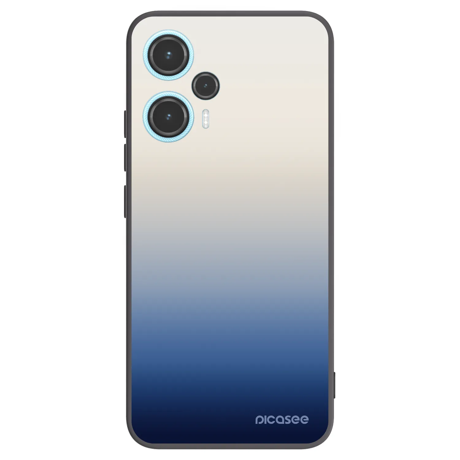 Picasee Xiaomi Poco F5 Hülle - Schwarzes Silikon - Gravity Fade
