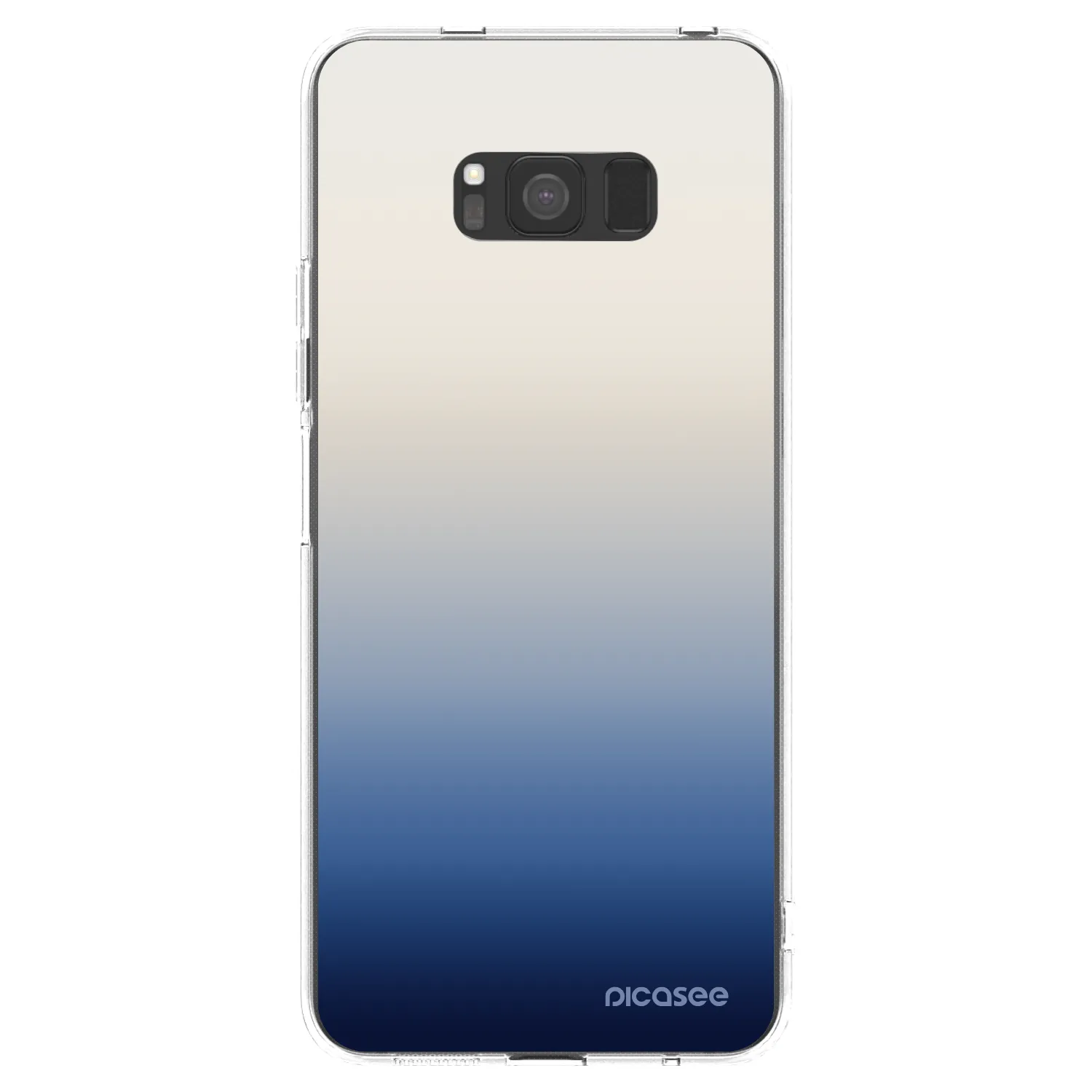 Picasee Samsung Galaxy S8 G950F Hülle - Transparentes Silikon - Gravity Fade
