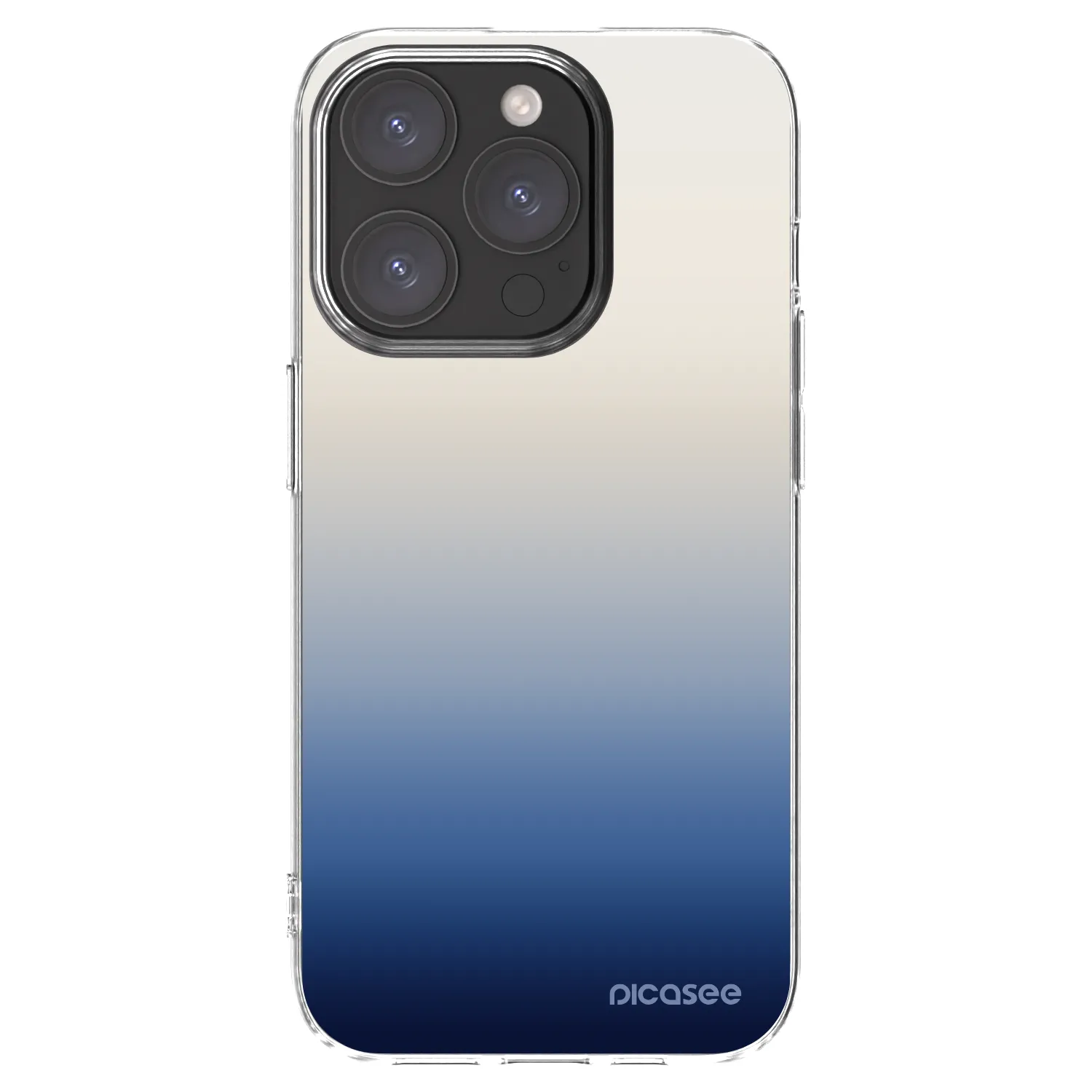 Picasee Apple iPhone 15 Pro Hülle - Transparentes Silikon - Gravity Fade