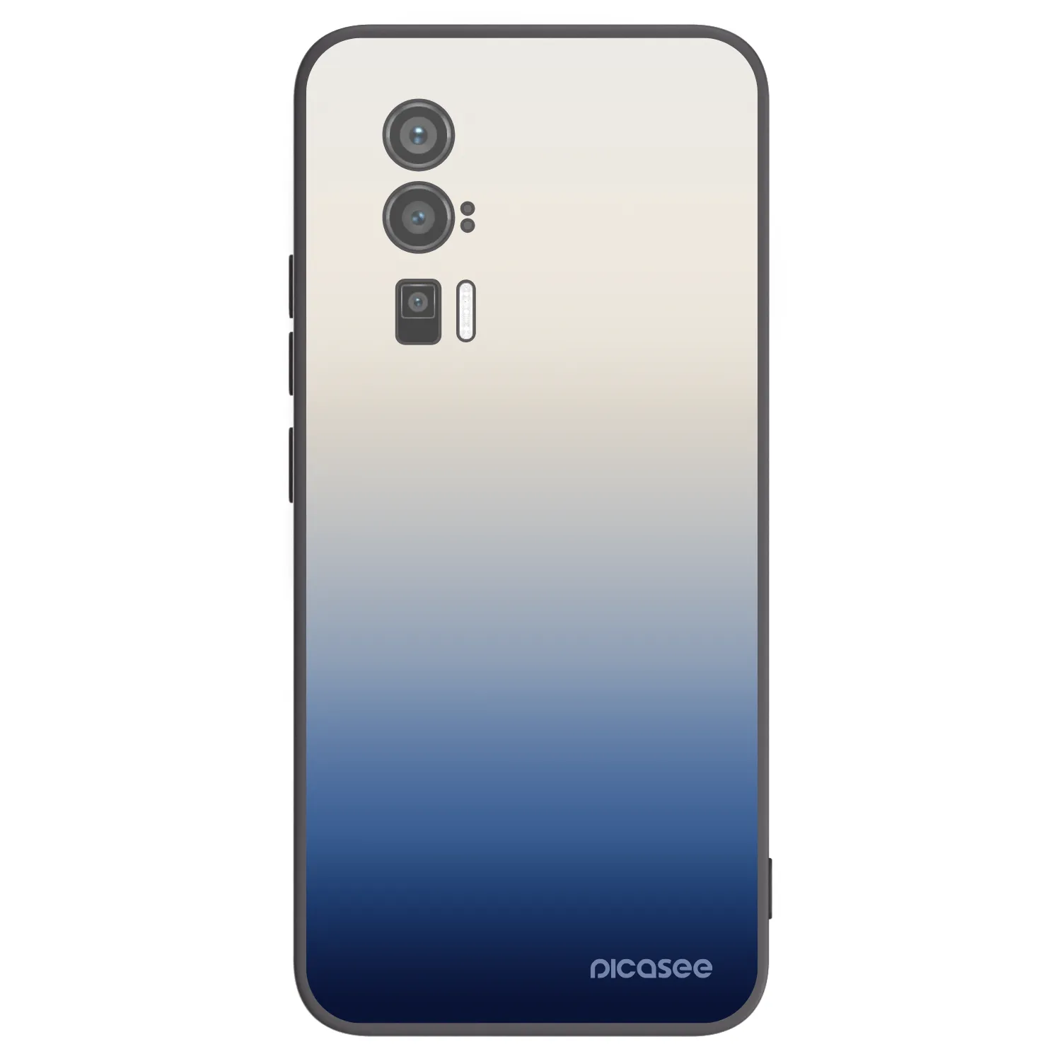 Picasee Xiaomi Poco F5 Pro 5G Hülle - Schwarzes Silikon - Gravity Fade
