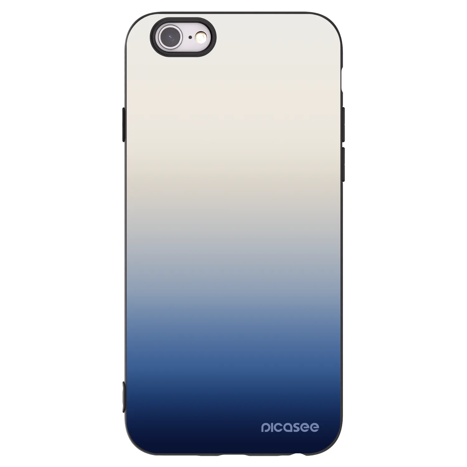Picasee Apple iPhone 6/6S Hülle - Schwarzes Silikon - Gravity Fade