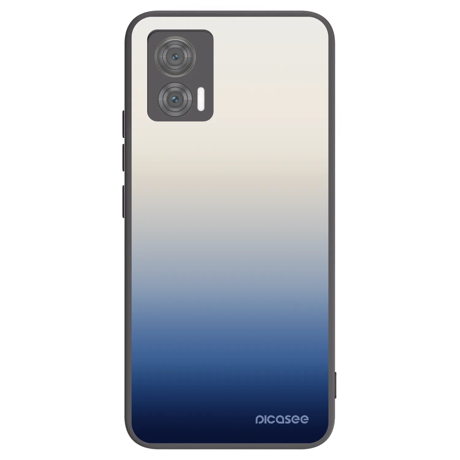 Picasee Motorola Edge 30 Neo Hülle - Schwarzes Silikon - Gravity Fade