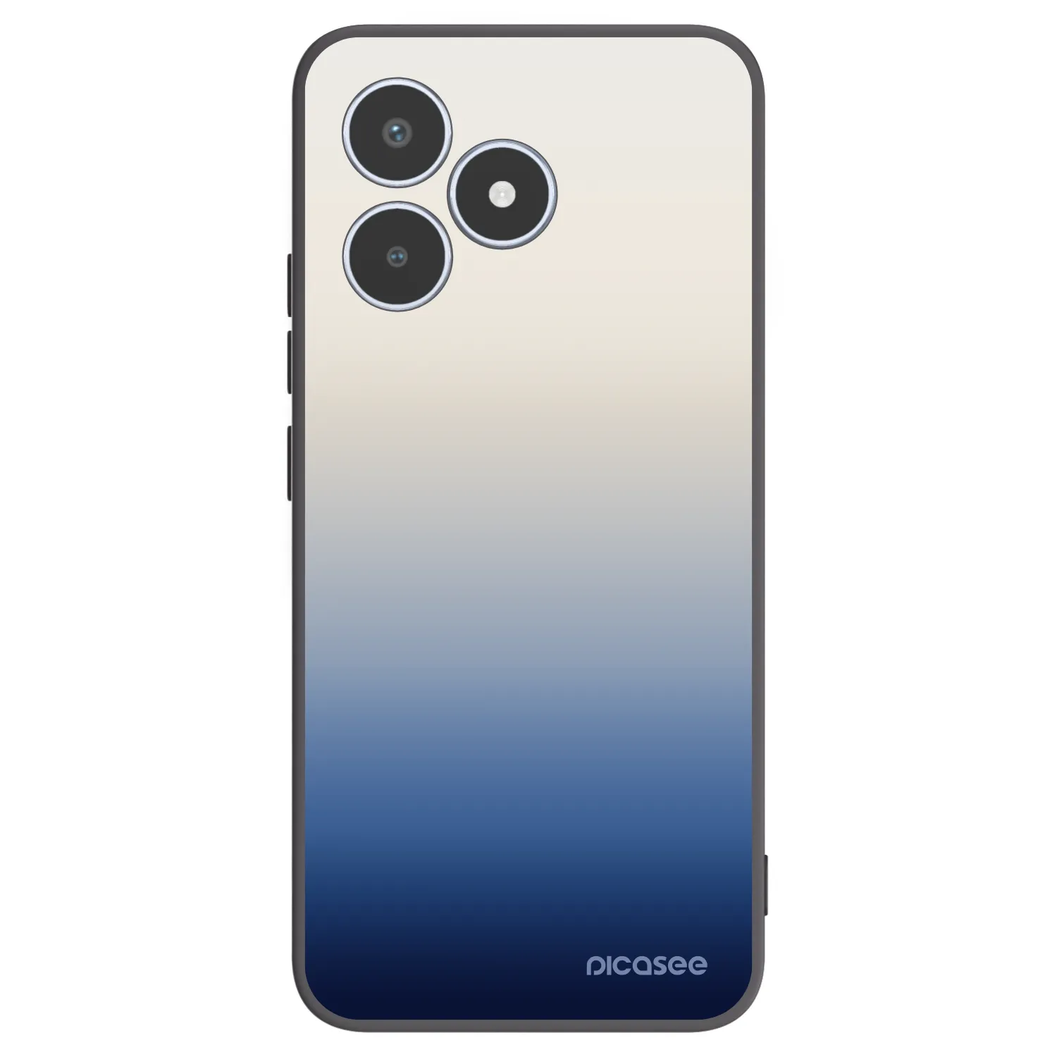 Picasee Realme C53 Hülle - Schwarzes Silikon - Gravity Fade