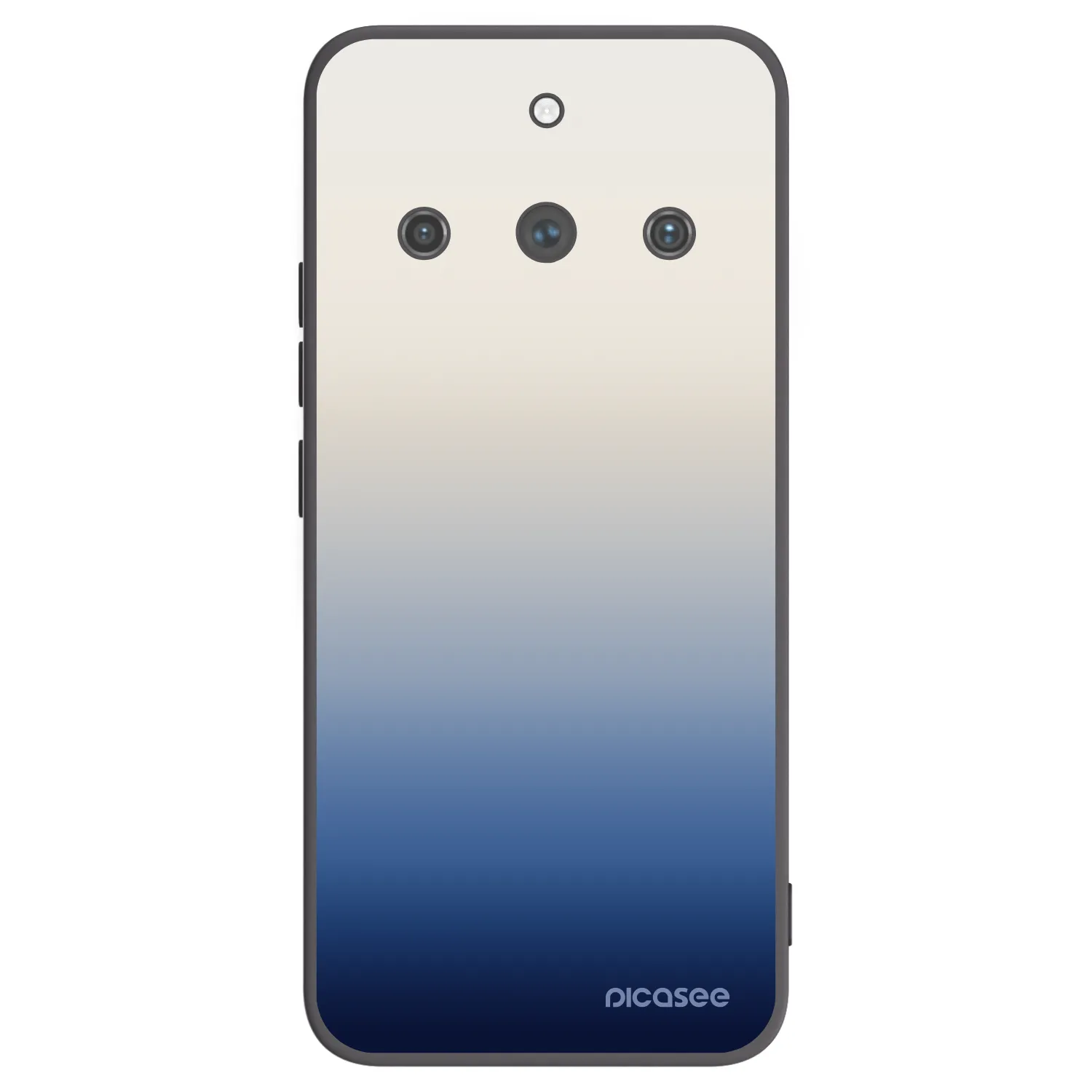 Picasee Realme 11 Pro+ Hülle - Schwarzes Silikon - Gravity Fade