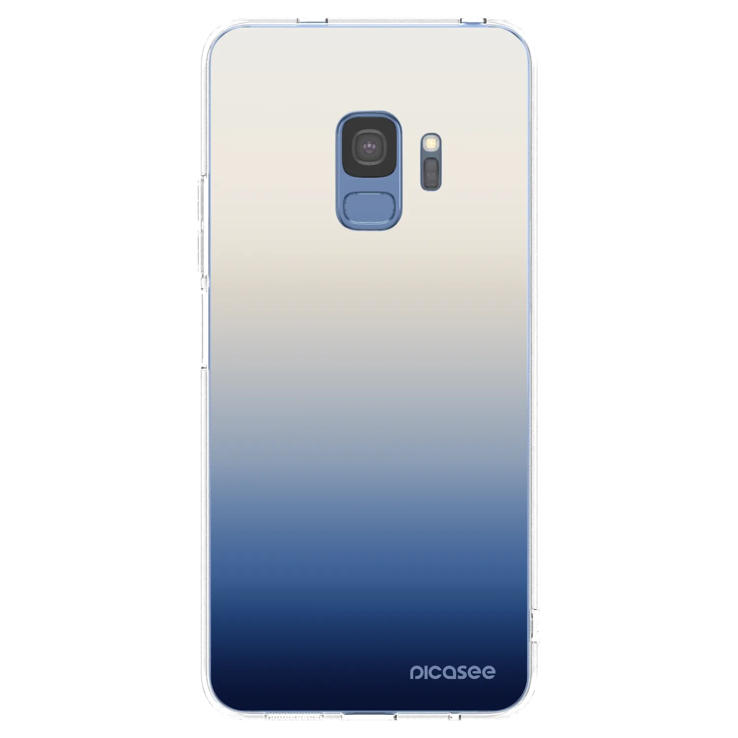 Picasee Samsung Galaxy S9 G960F Hülle - Transparentes Silikon - Gravity Fade