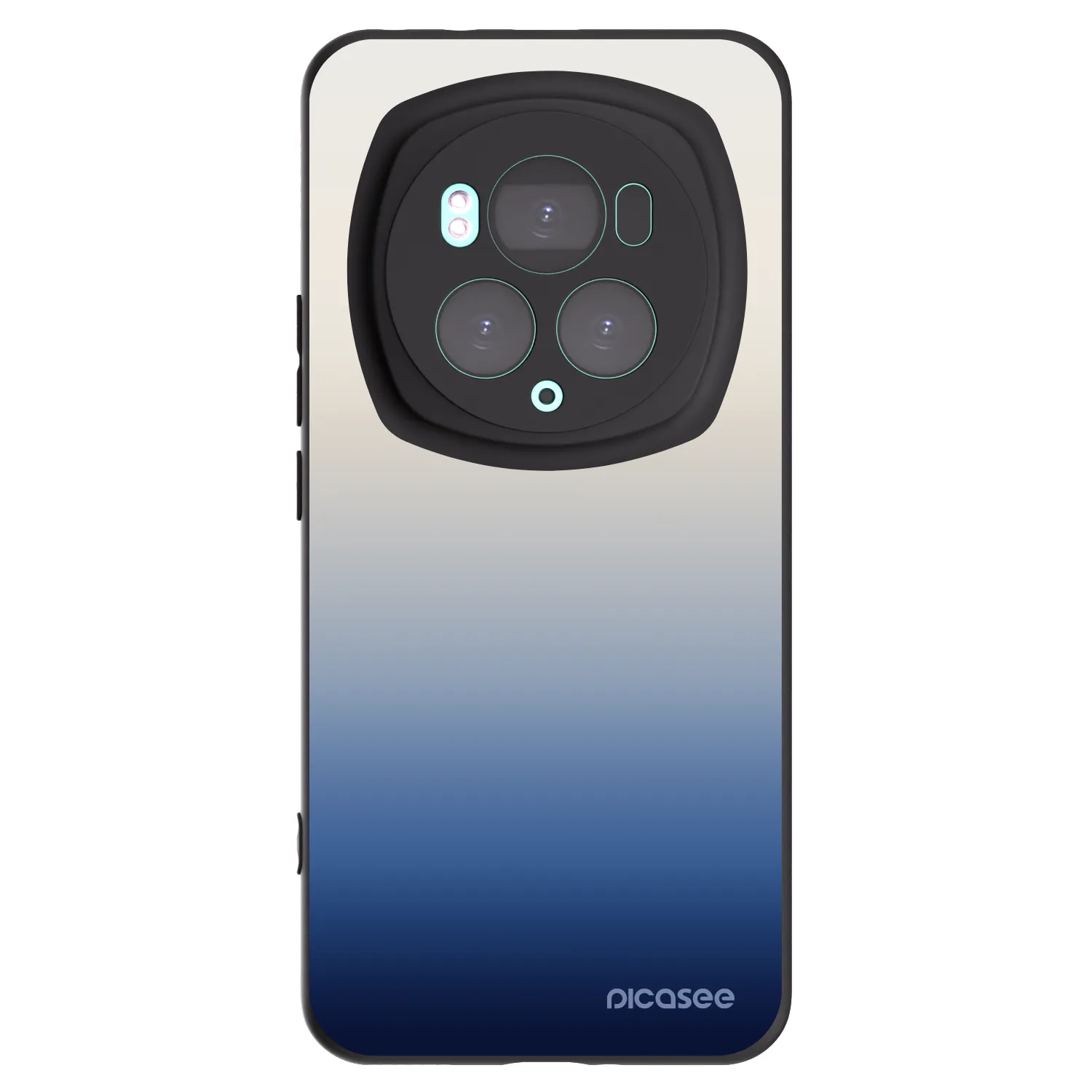 Picasee Honor Magic6 Pro Hülle - Schwarzes Silikon - Gravity Fade