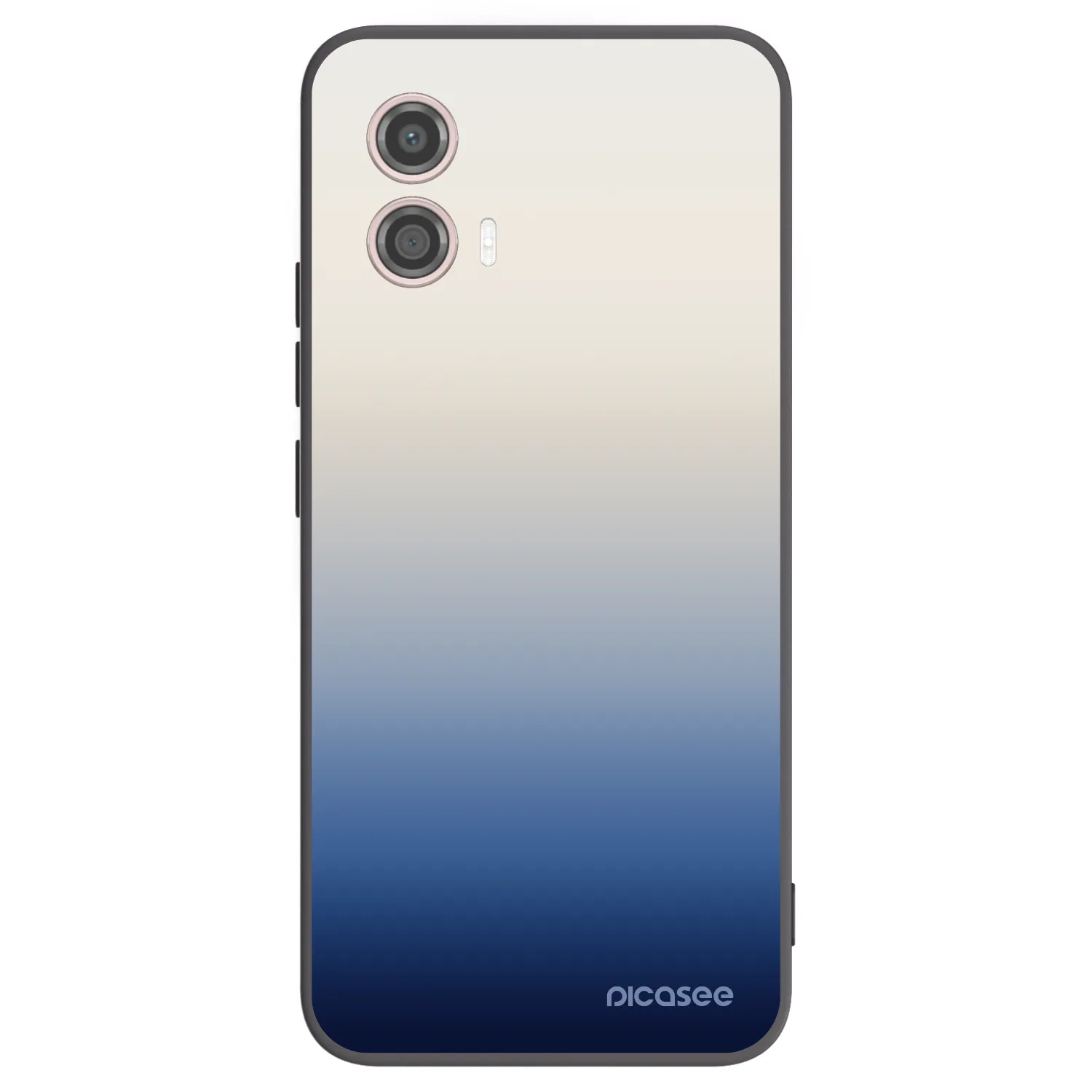 Picasee Motorola Moto G53 5G Hülle - Schwarzes Silikon - Gravity Fade