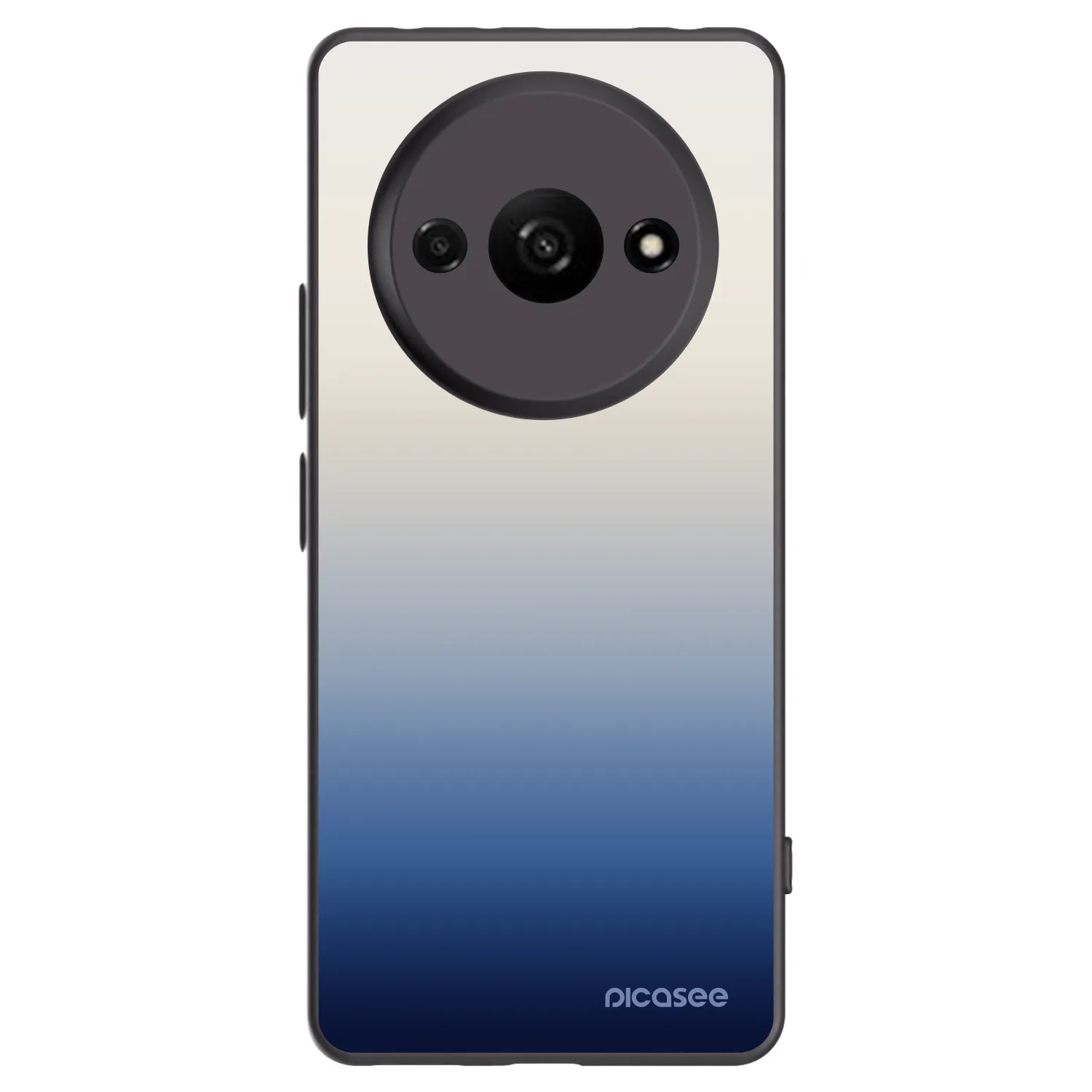 Picasee Xiaomi Redmi A3 Hülle - Schwarzes Silikon - Gravity Fade