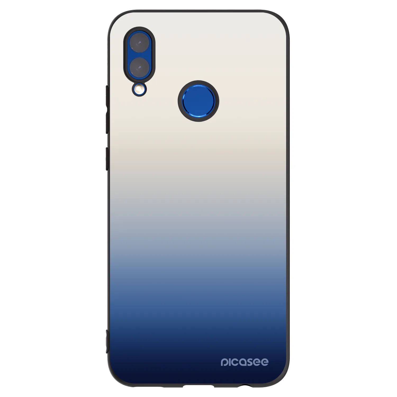 Picasee Huawei P Smart 2019 Hülle - Schwarzes Silikon - Gravity Fade