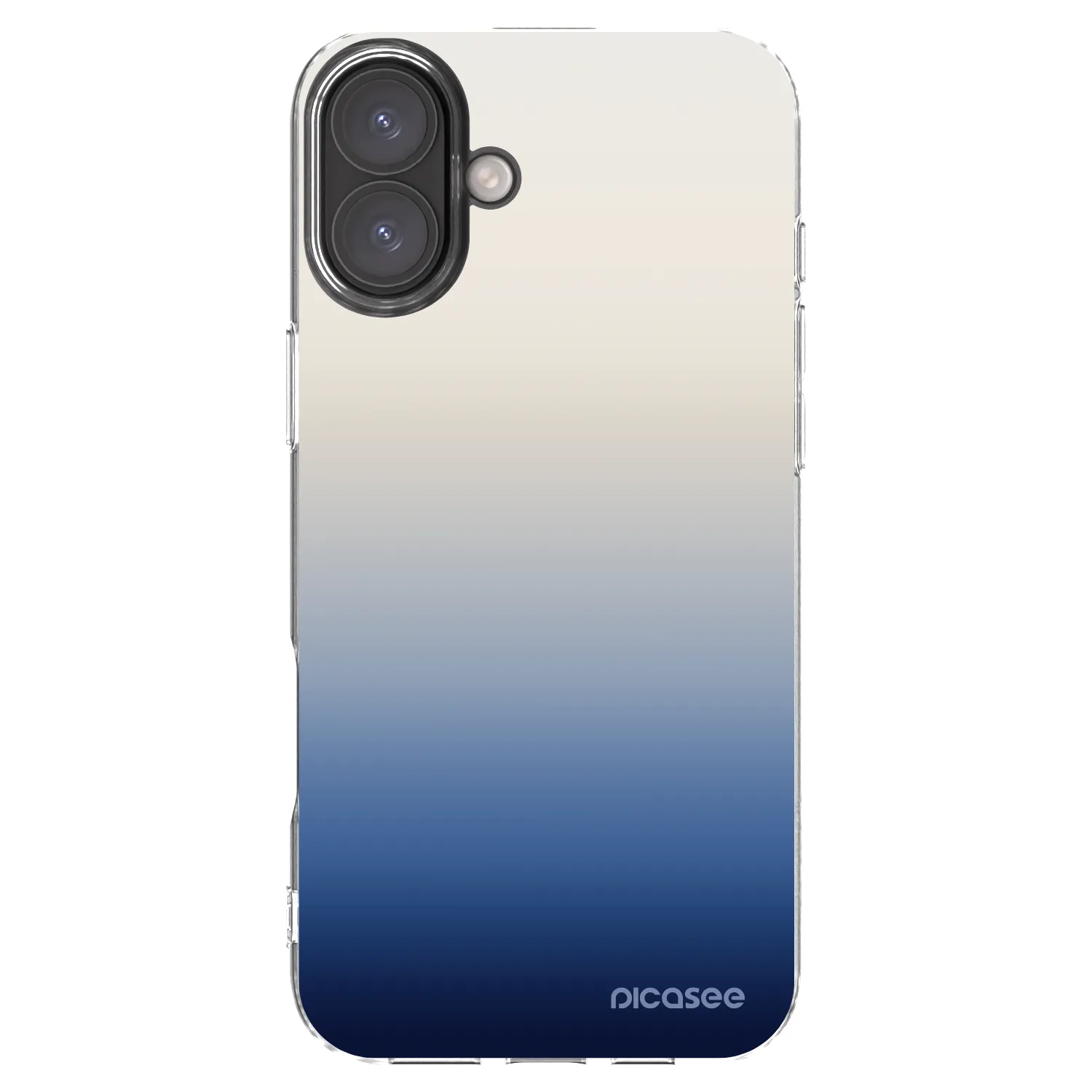 Picasee Apple iPhone 16 Plus Hülle - Transparentes Silikon - Gravity Fade