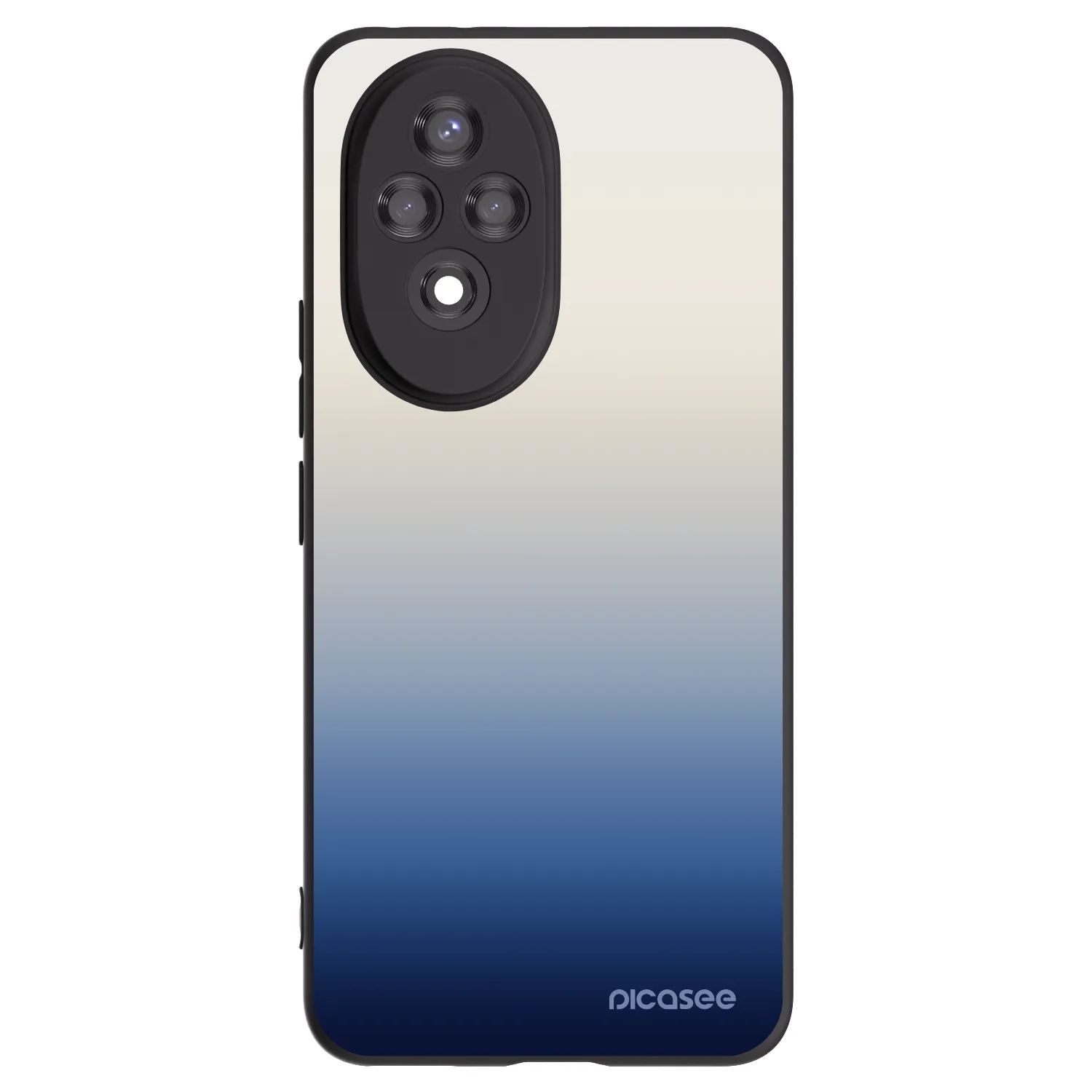 Picasee Honor 200 Pro 5G Hülle - Schwarzes Silikon - Gravity Fade