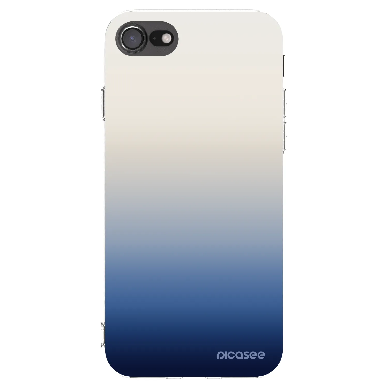 Picasee Apple iPhone 7 Hülle - Transparentes Silikon - Gravity Fade