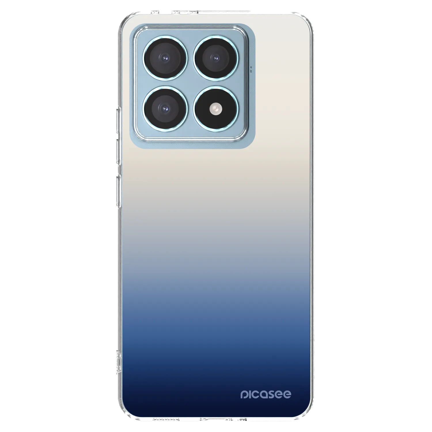 Picasee Xiaomi 14T Pro Hülle - Transparentes Silikon - Gravity Fade
