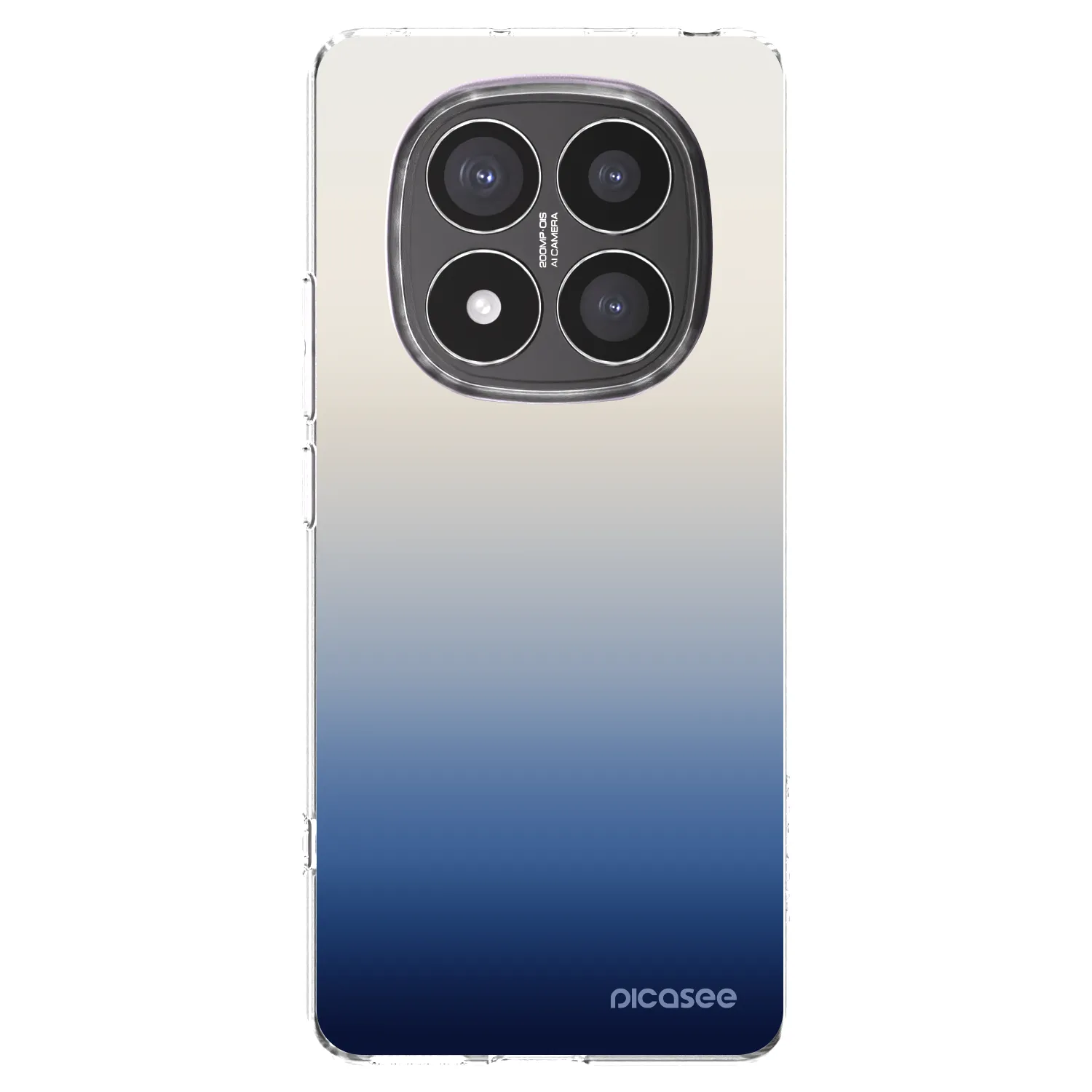 Picasee Xiaomi Redmi Note 14 Pro+ 5G Hülle - Transparentes Silikon - Gravity Fade