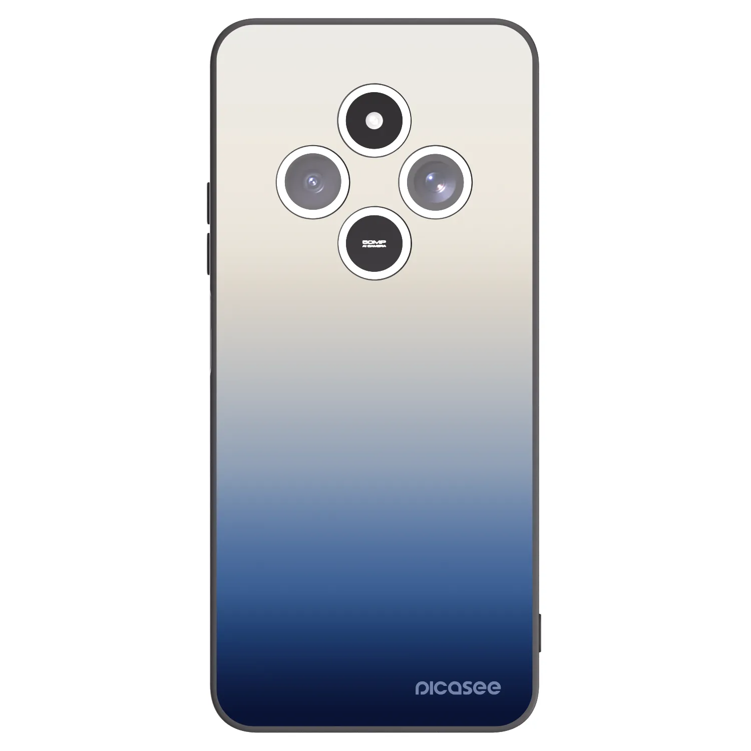 Picasee Xiaomi Redmi 14C Hülle - Schwarzes Silikon - Gravity Fade