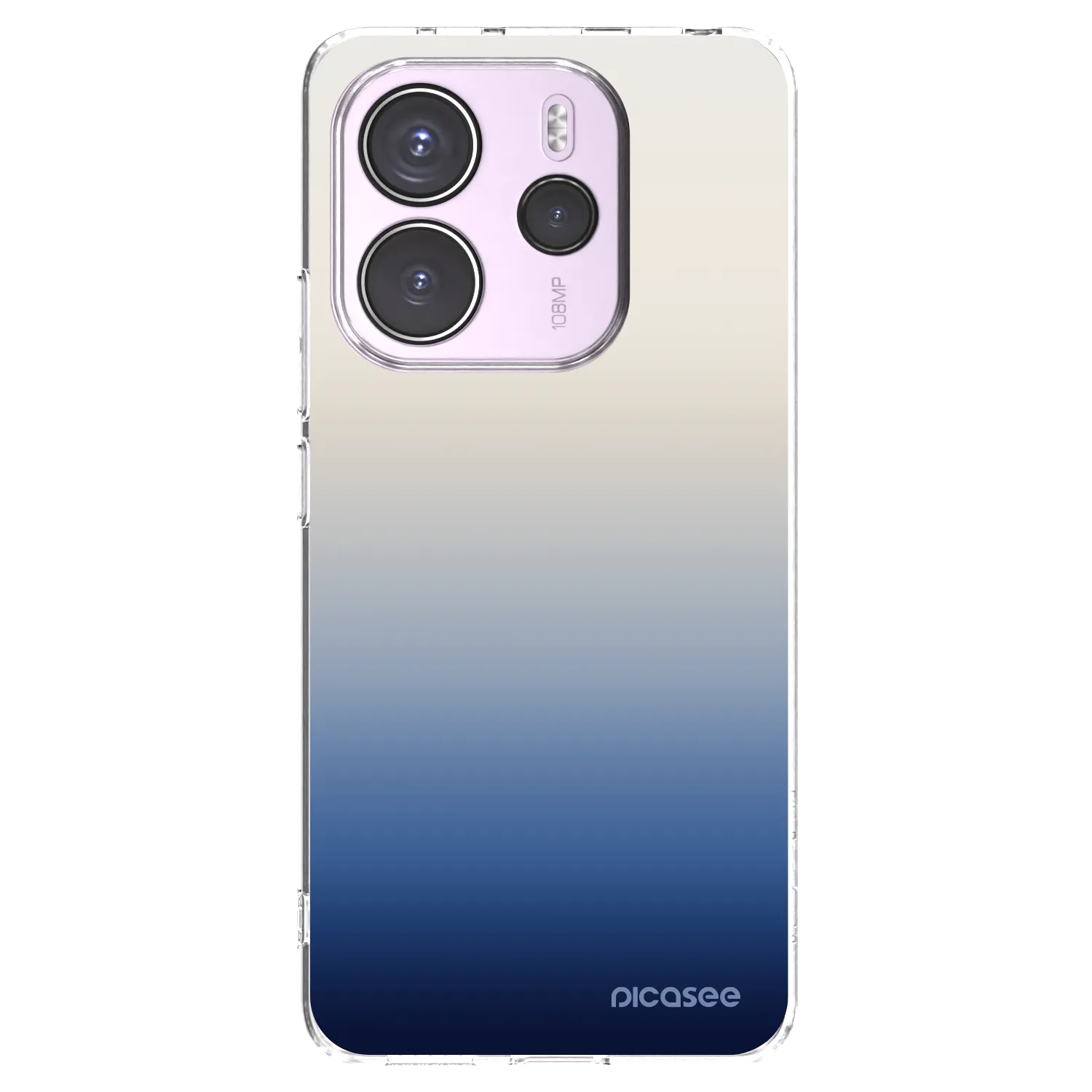 Picasee Xiaomi Redmi Note 14 4G Hülle - Transparentes Silikon - Gravity Fade