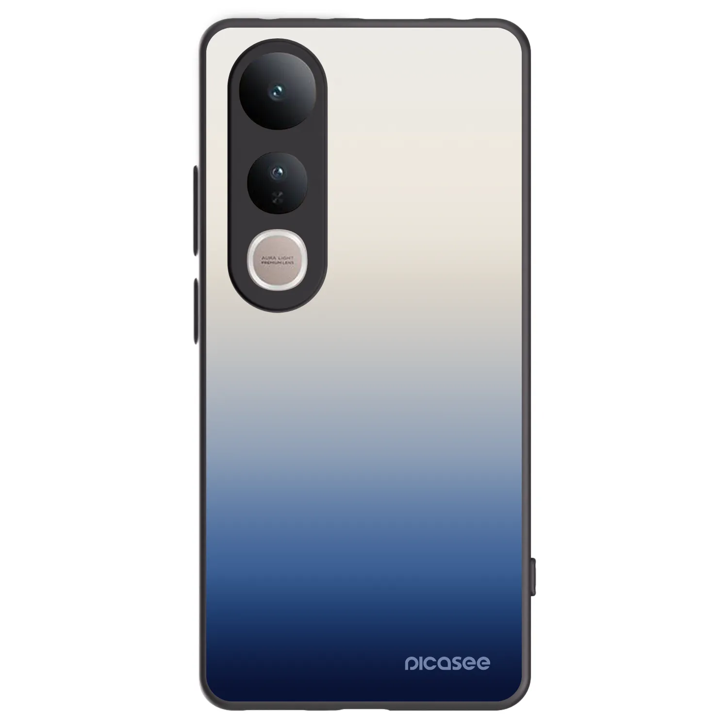 Picasee Vivo V50 Lite 5G Hülle - Schwarzes Silikon - Gravity Fade
