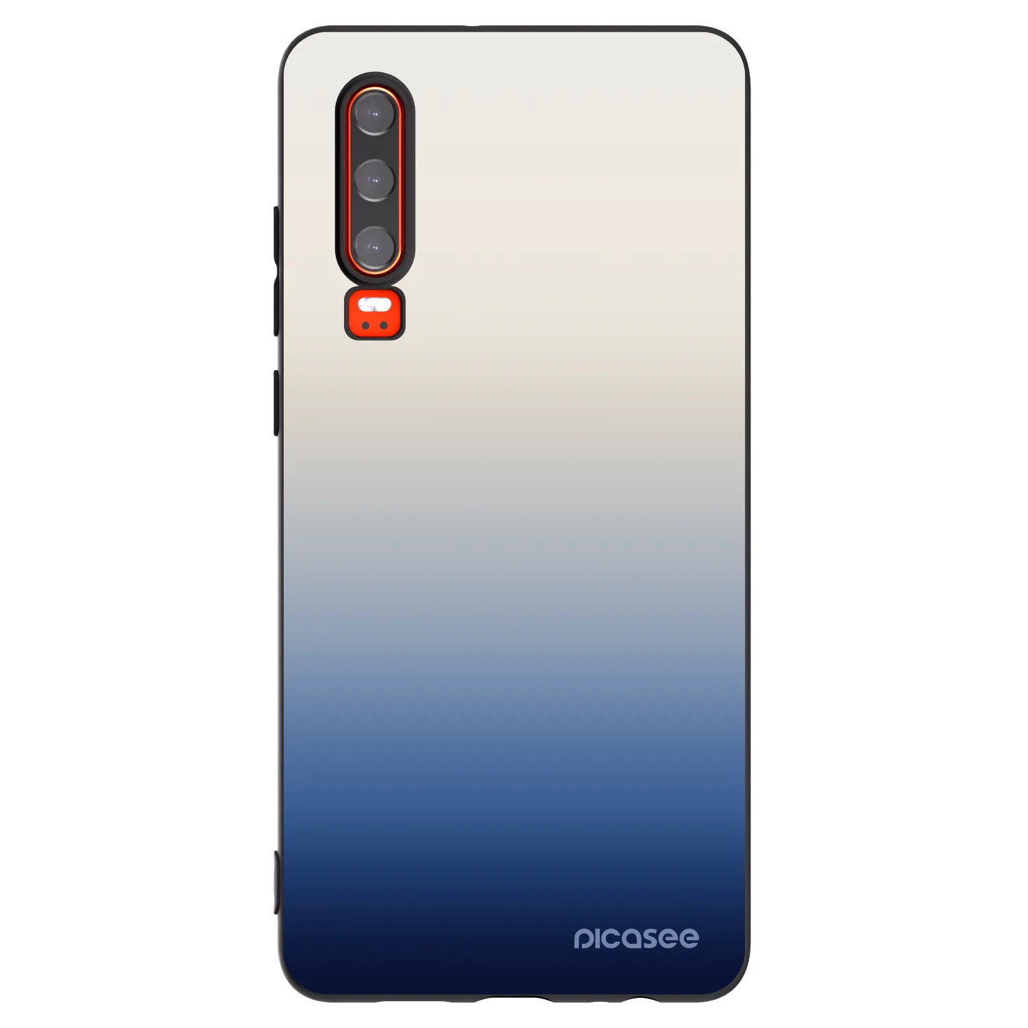 Picasee Huawei P30 Hülle - Schwarzes Silikon - Gravity Fade