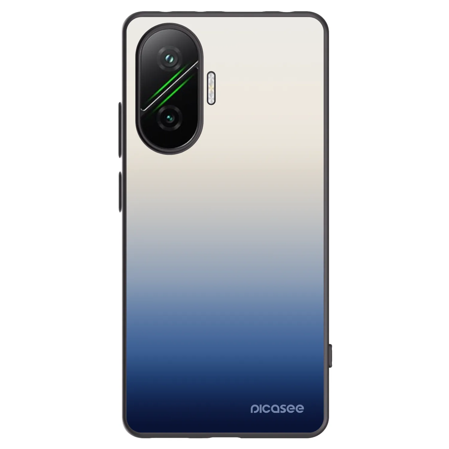 Picasee Xiaomi Poco F7 Pro 5G Hülle - Schwarzes Silikon - Gravity Fade