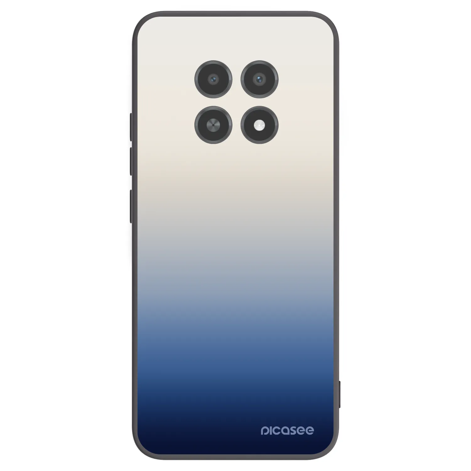 Picasee Realme 12X Hülle - Schwarzes Silikon - Gravity Fade