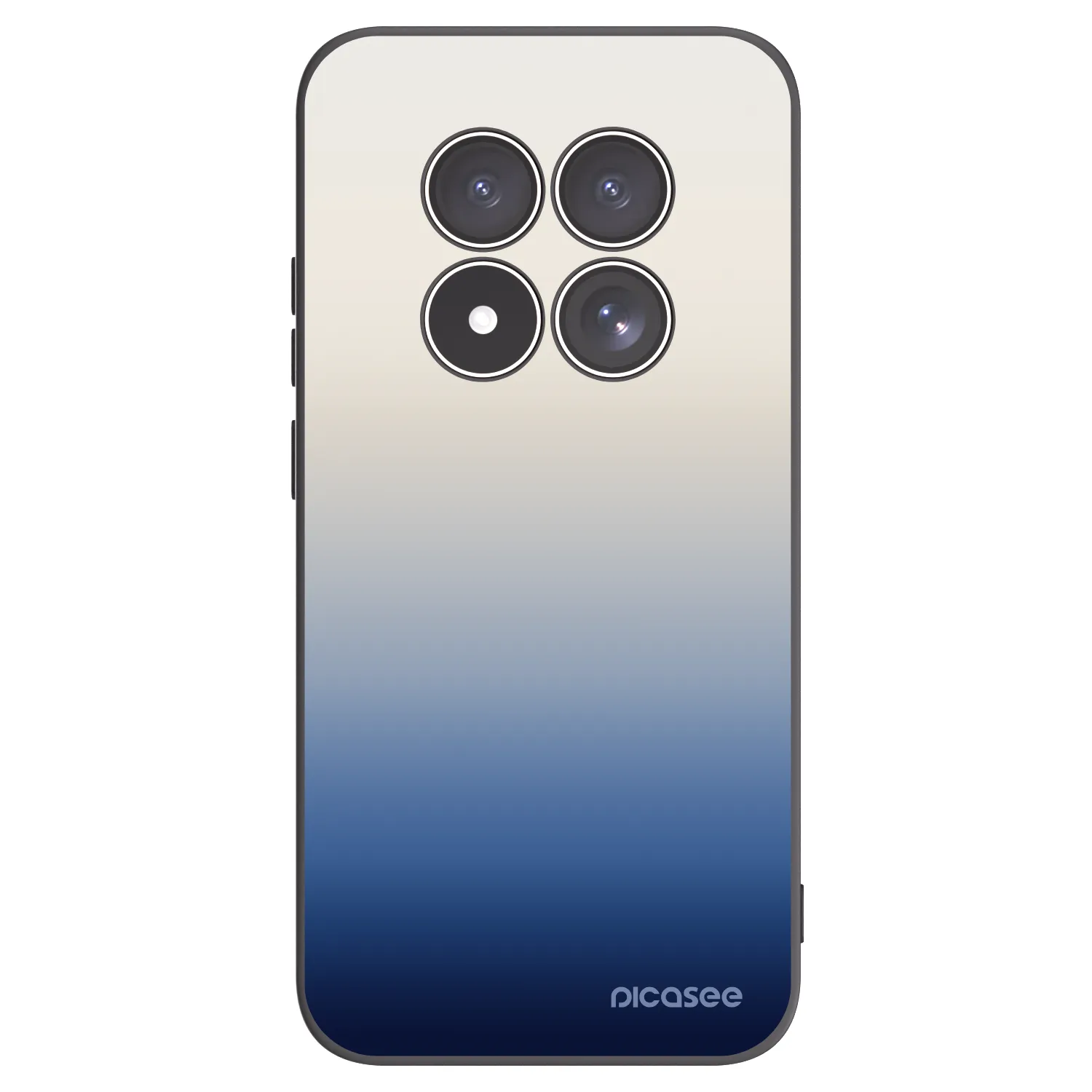 Picasee Xiaomi Redmi Note 15 Pro 4G Hülle - Schwarzes Silikon - Gravity Fade
