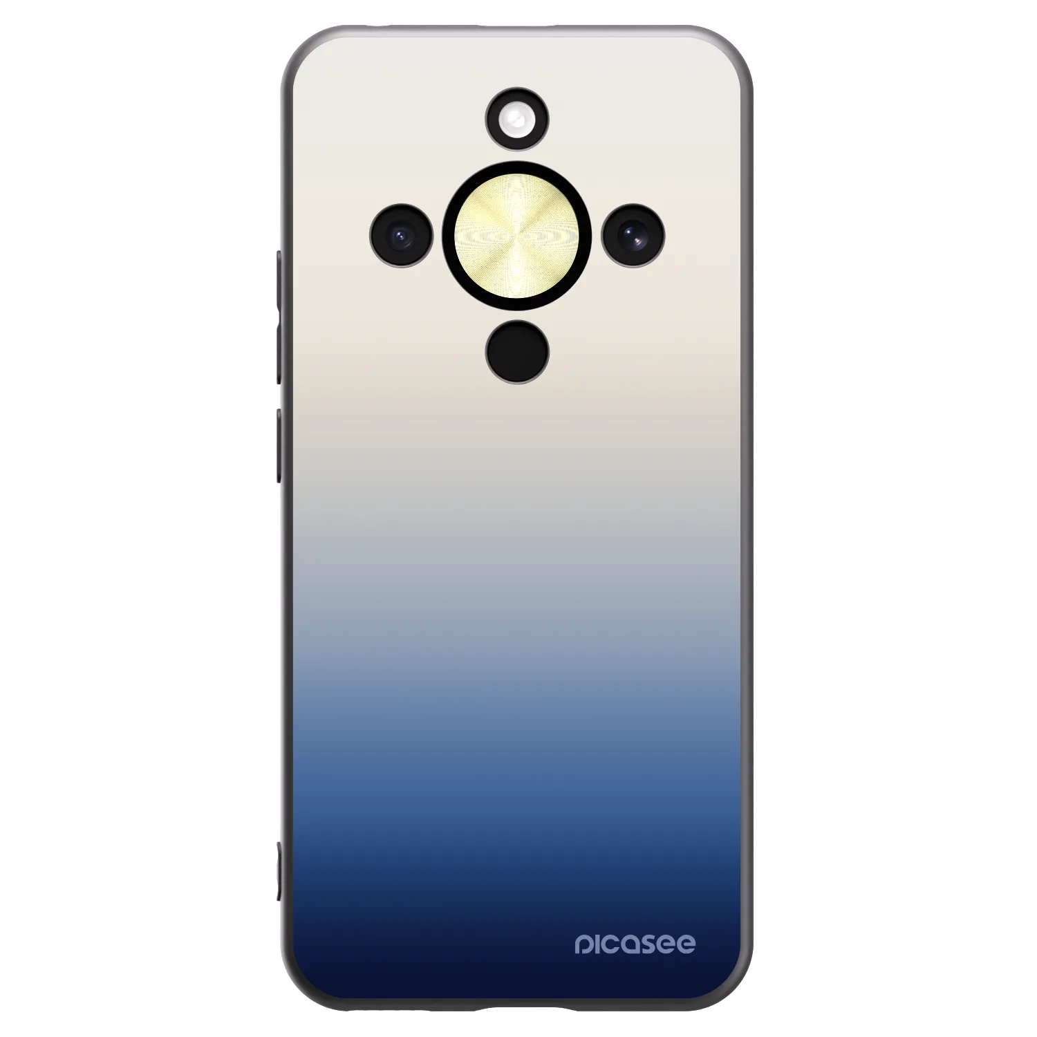 Picasee Honor Magic8 Lite 5G Hülle - Schwarzes Silikon - Gravity Fade