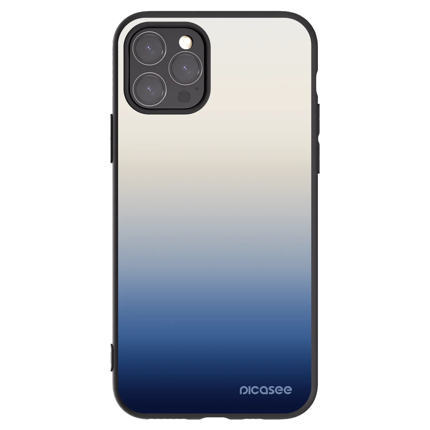 Picasee Apple iPhone 11 Pro Hülle - Schwarzes Silikon - Gravity Fade