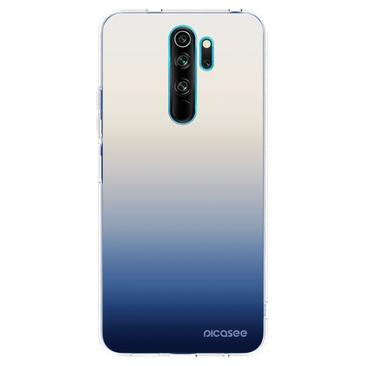Picasee Xiaomi Redmi Note 8 Pro Hülle - Transparentes Silikon - Gravity Fade
