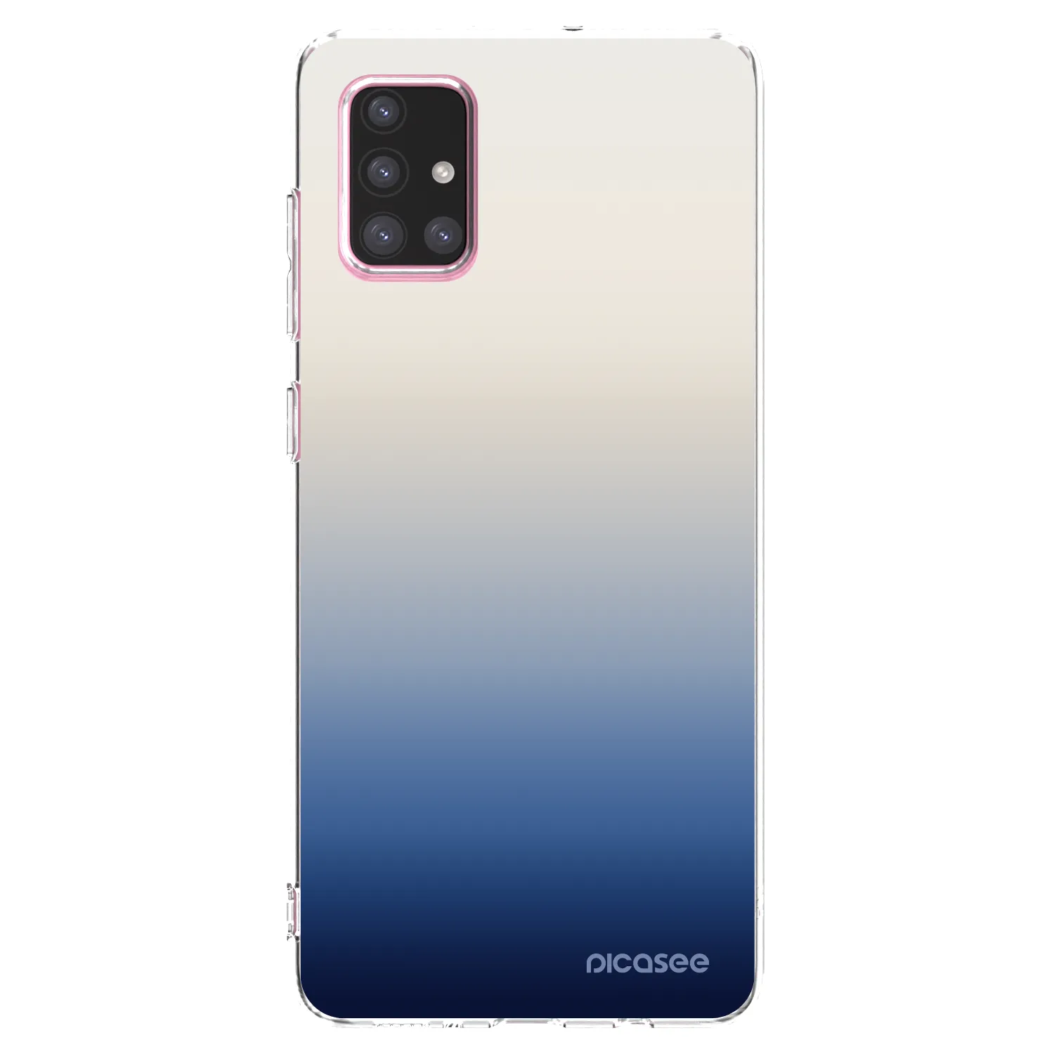 Picasee Samsung Galaxy A71 A715F Hülle - Transparentes Silikon - Gravity Fade