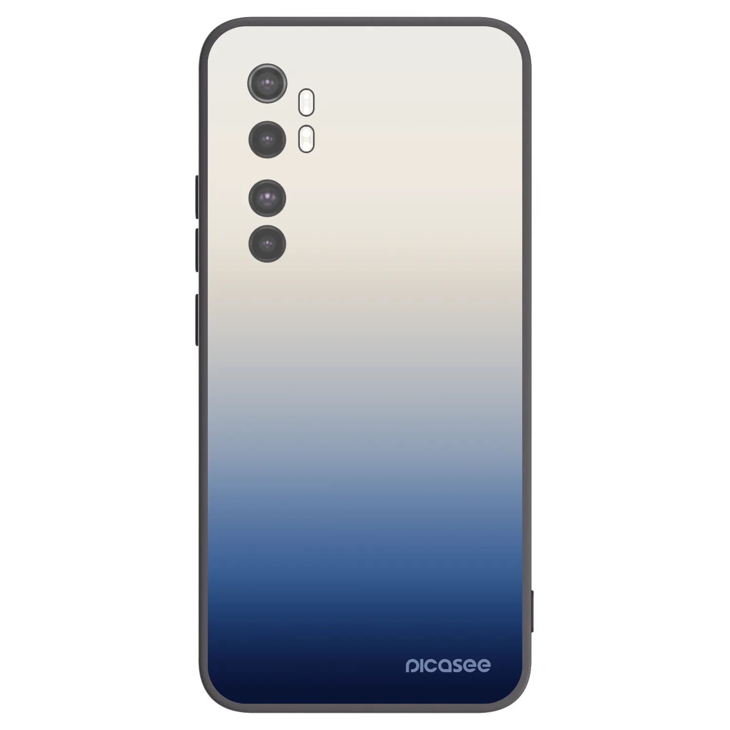 Picasee Xiaomi Mi Note 10 Lite Hülle - Schwarzes Silikon - Gravity Fade