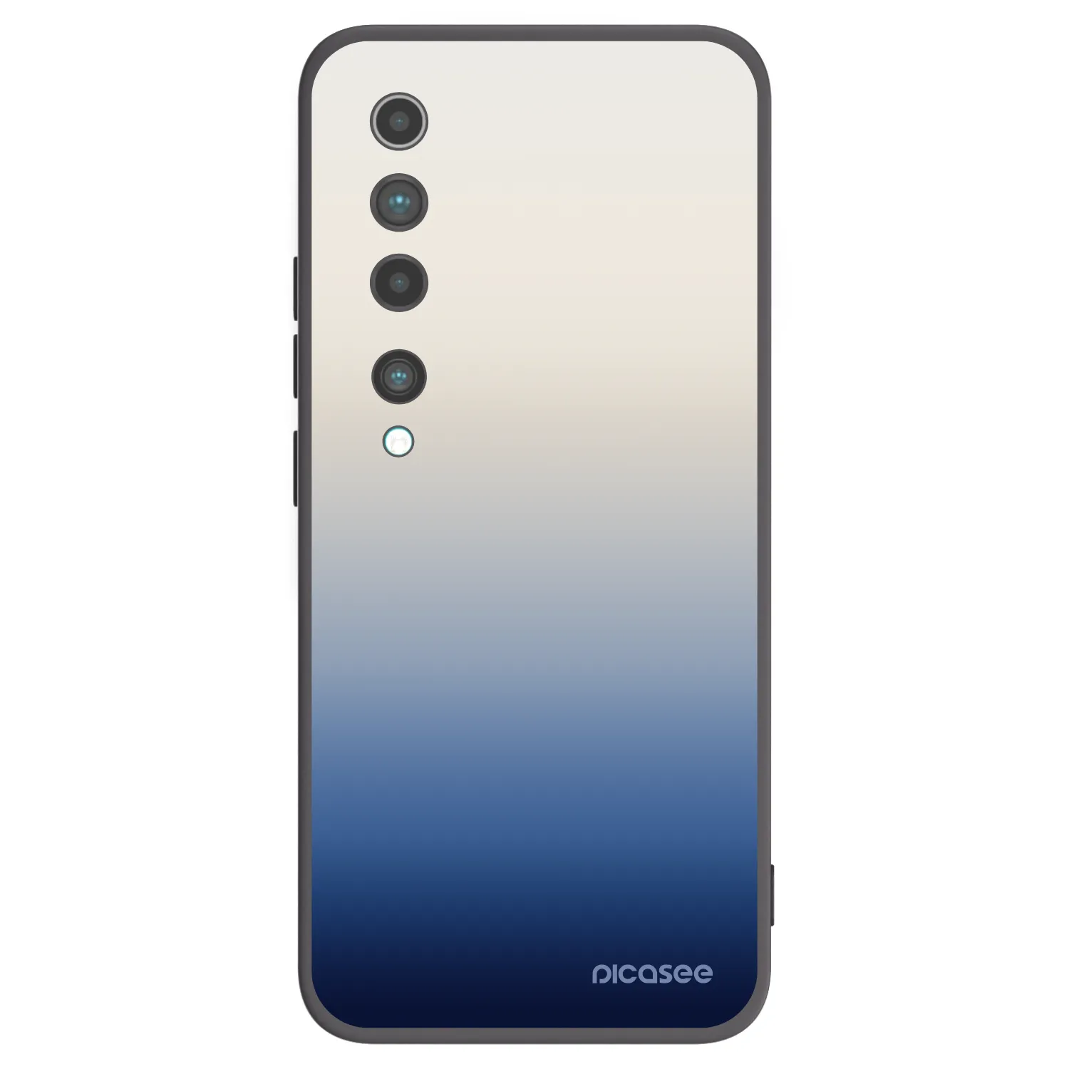 Picasee Xiaomi Mi 10 Hülle - Schwarzes Silikon - Gravity Fade