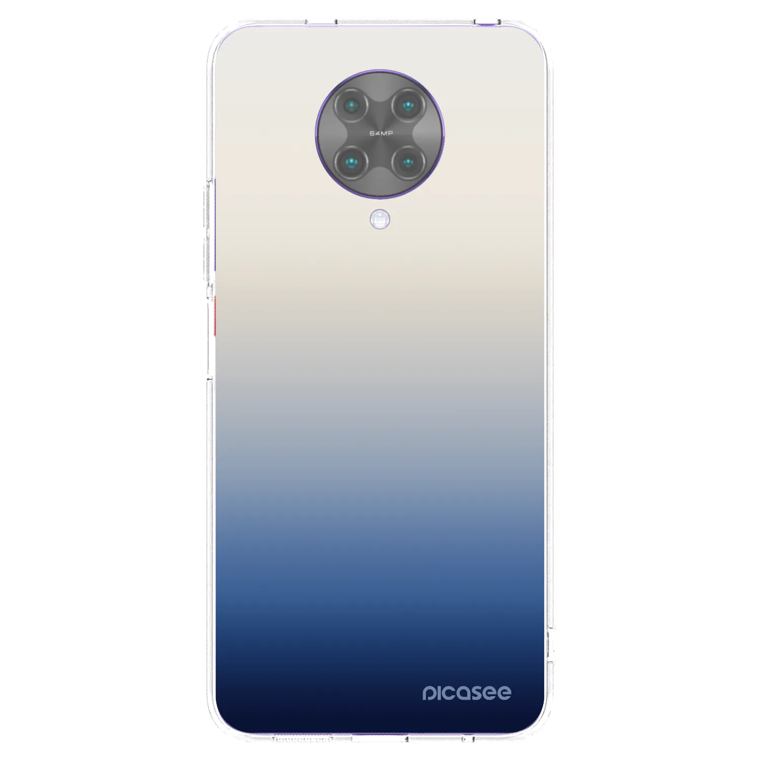 Picasee Xiaomi Poco F2 Pro Hülle - Transparentes Silikon - Gravity Fade