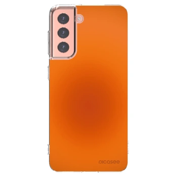 Picasee Samsung Galaxy S21 5G G991B Hülle - Transparentes Silikon - Heat Core