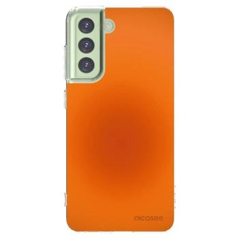 Picasee Samsung Galaxy S21 FE 5G Hülle - Transparentes Silikon - Heat Core