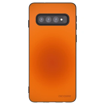 Picasee Samsung Galaxy S10 G973 Hülle - Schwarzes Silikon - Heat Core